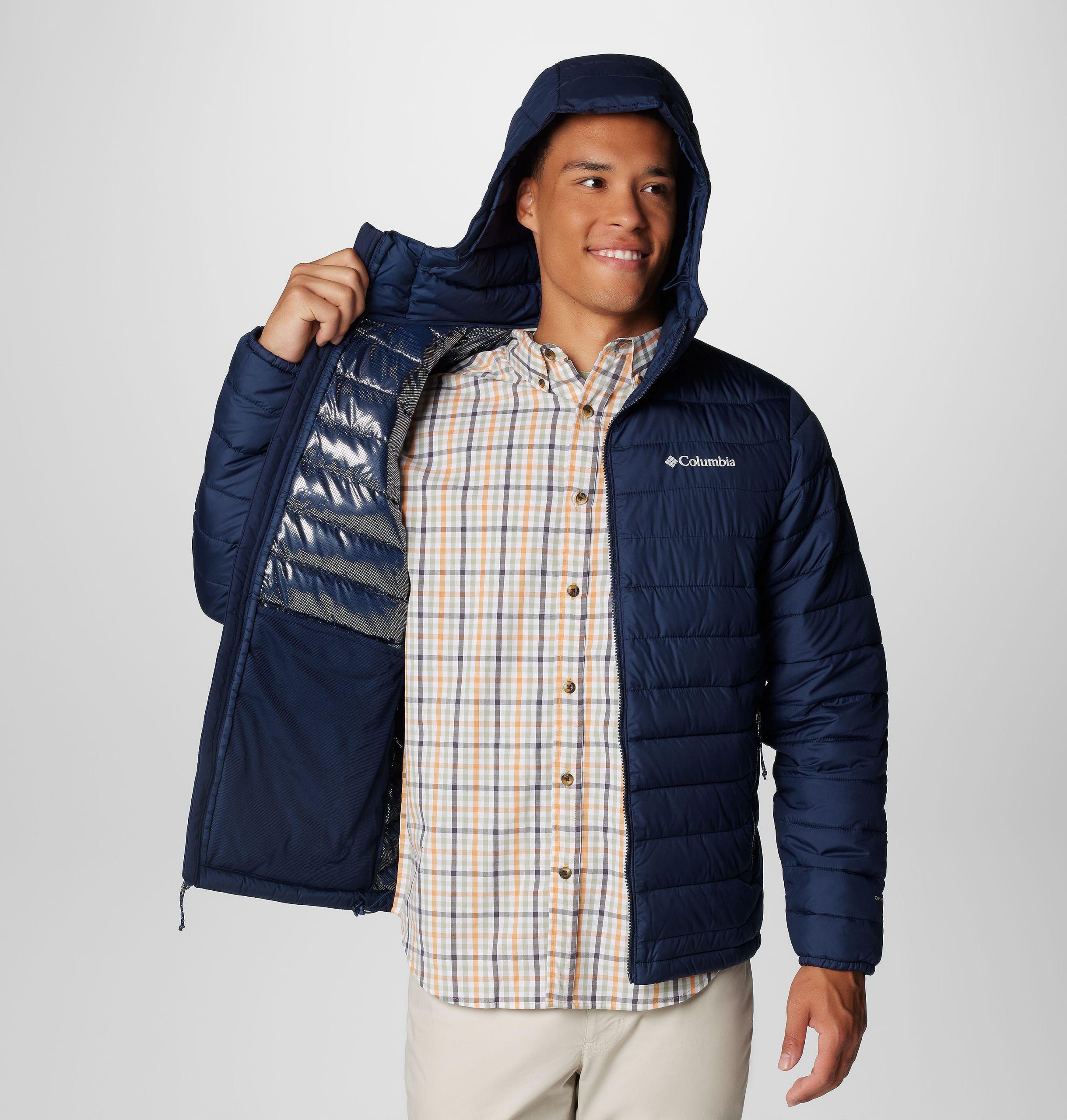 herre powder lite ii hettejakke – tall