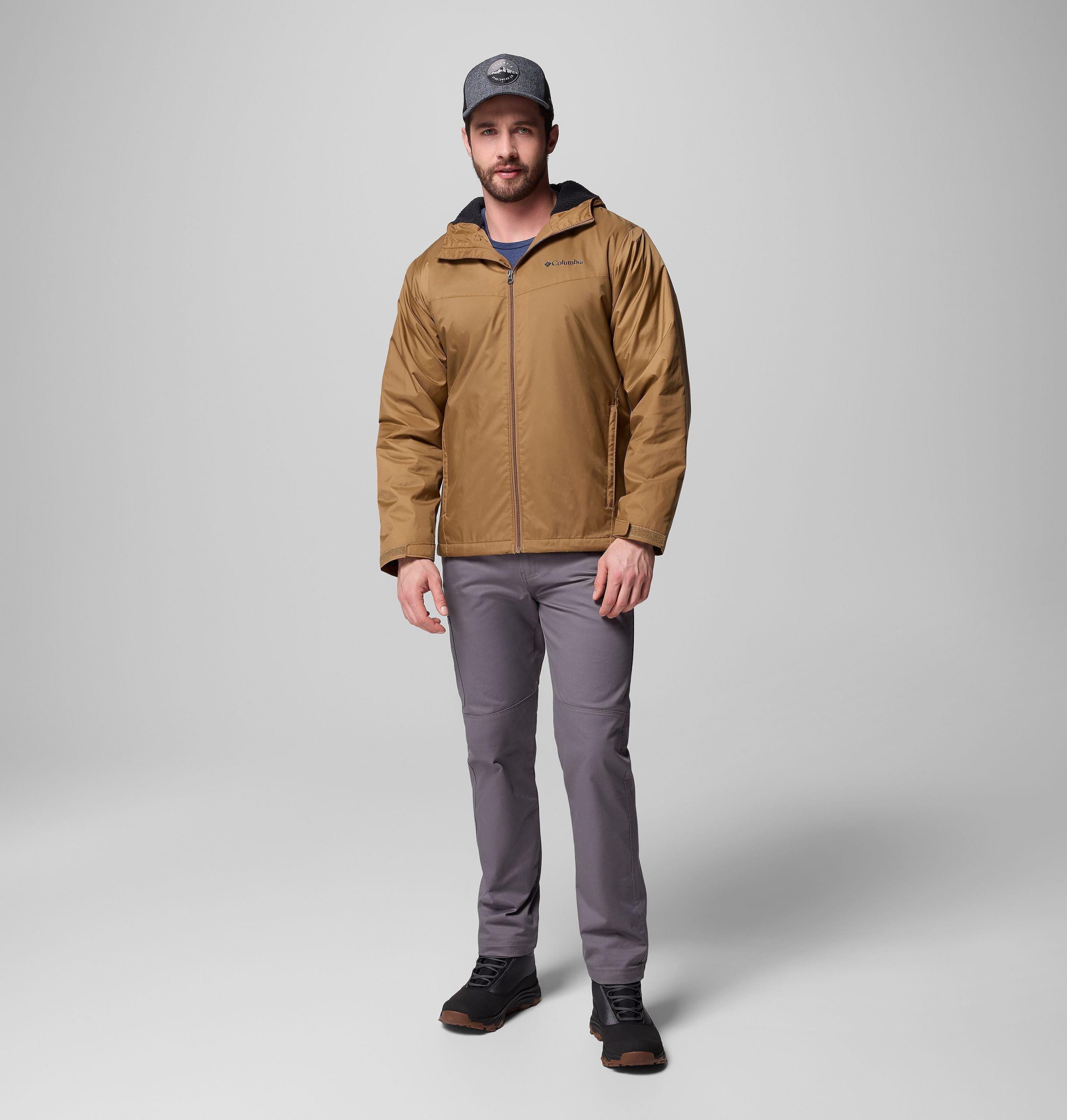 glennaker ii sherpa-fôret jakke for menn