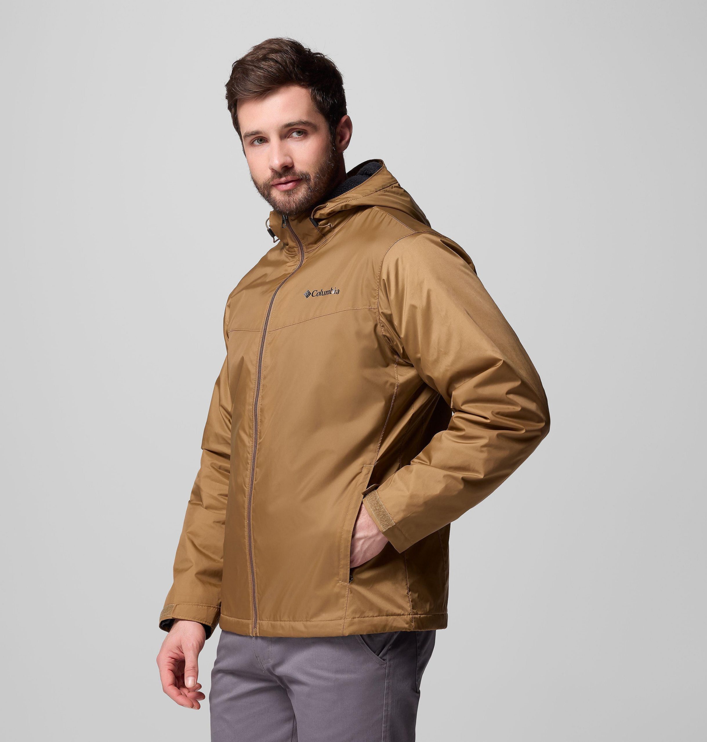 glennaker ii sherpa-fôret jakke for menn