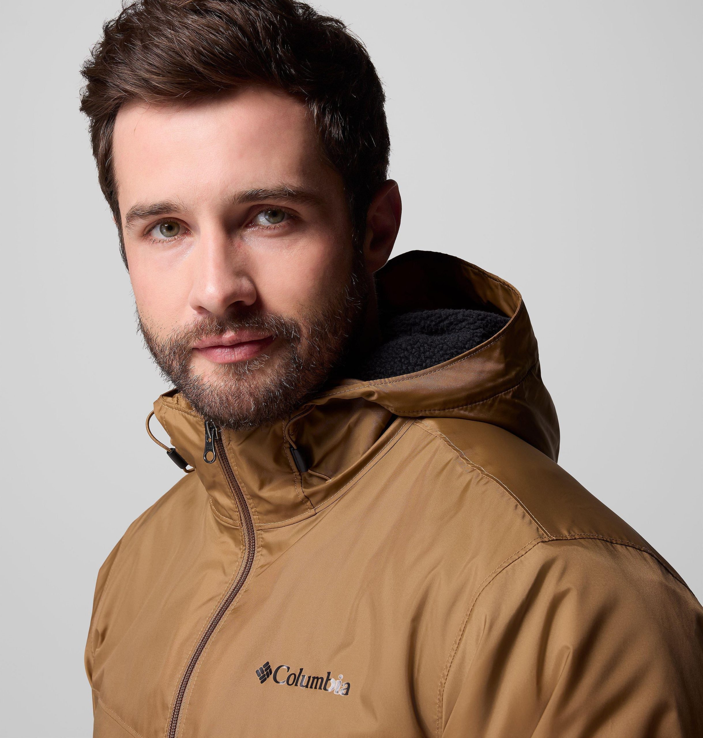 glennaker ii sherpa-fôret jakke for menn