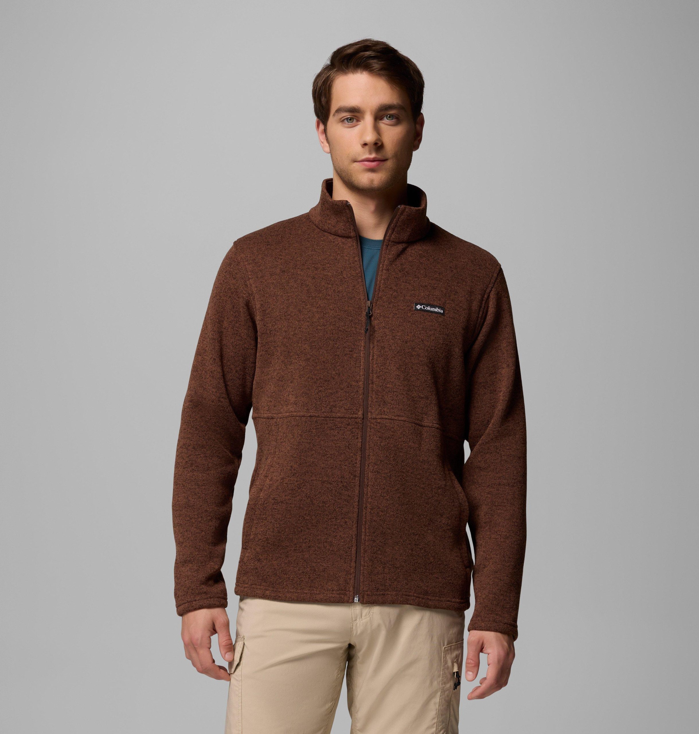 herre alto pass fleece med glidelås