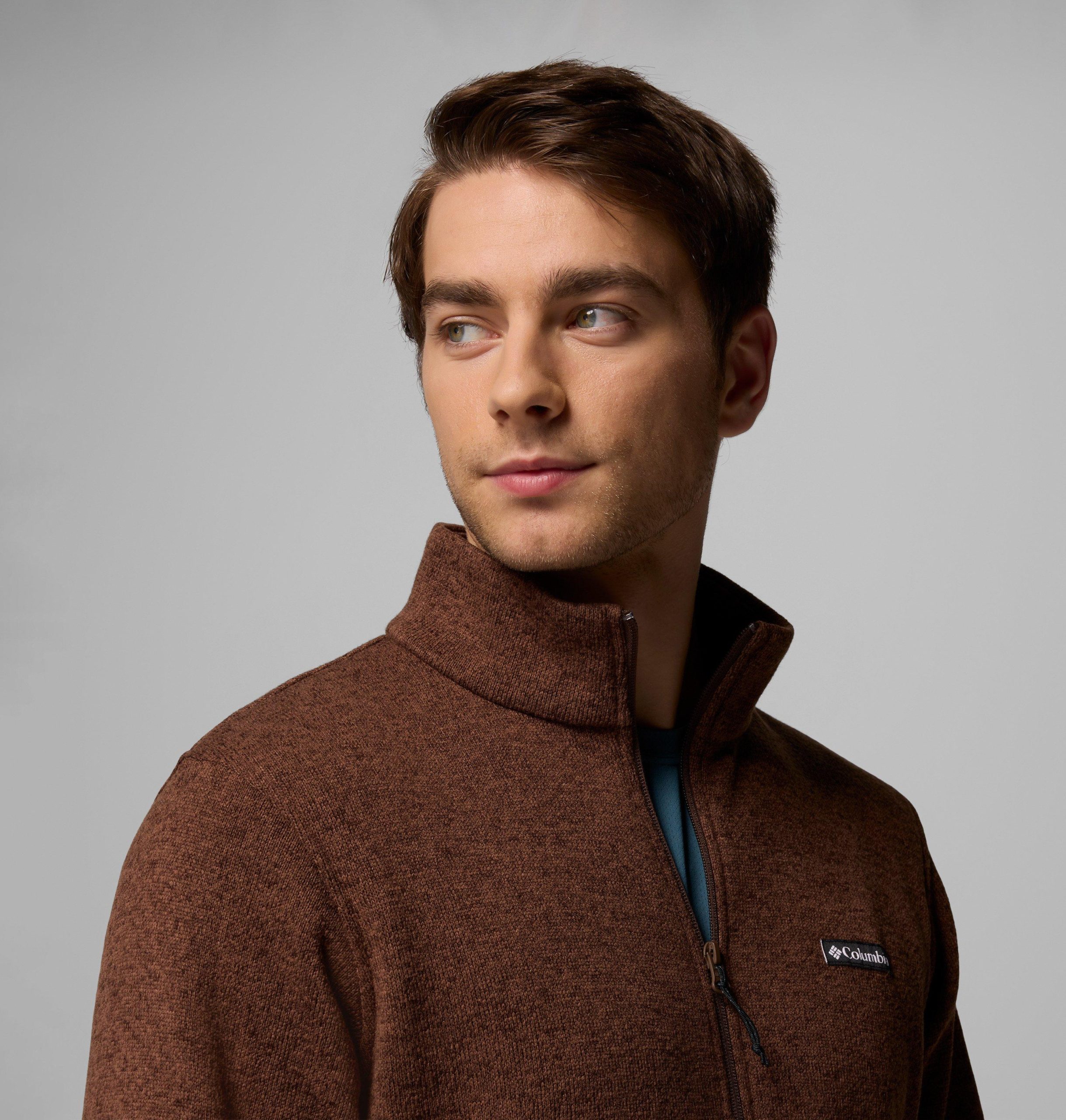 herre alto pass fleece med glidelås