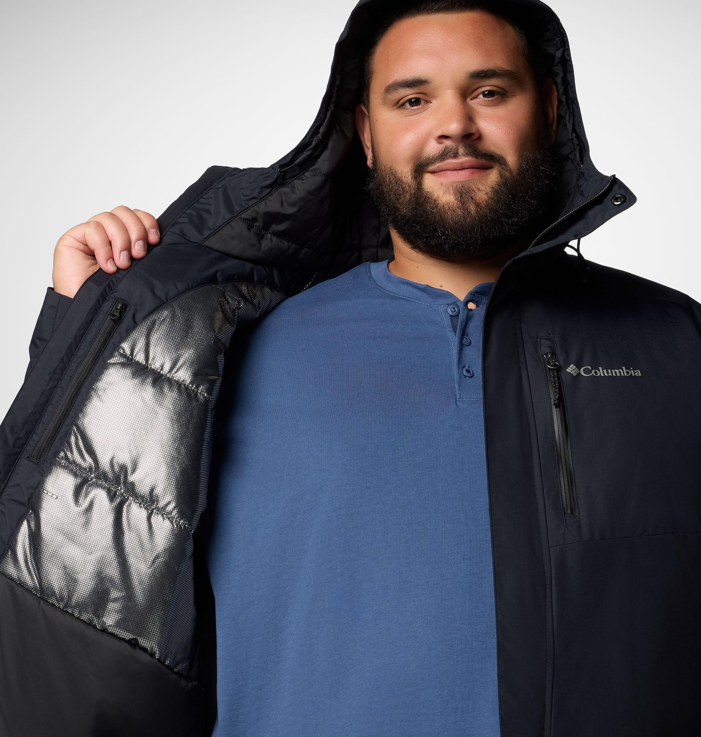 herre cascadian peaks isolert jakke – stor