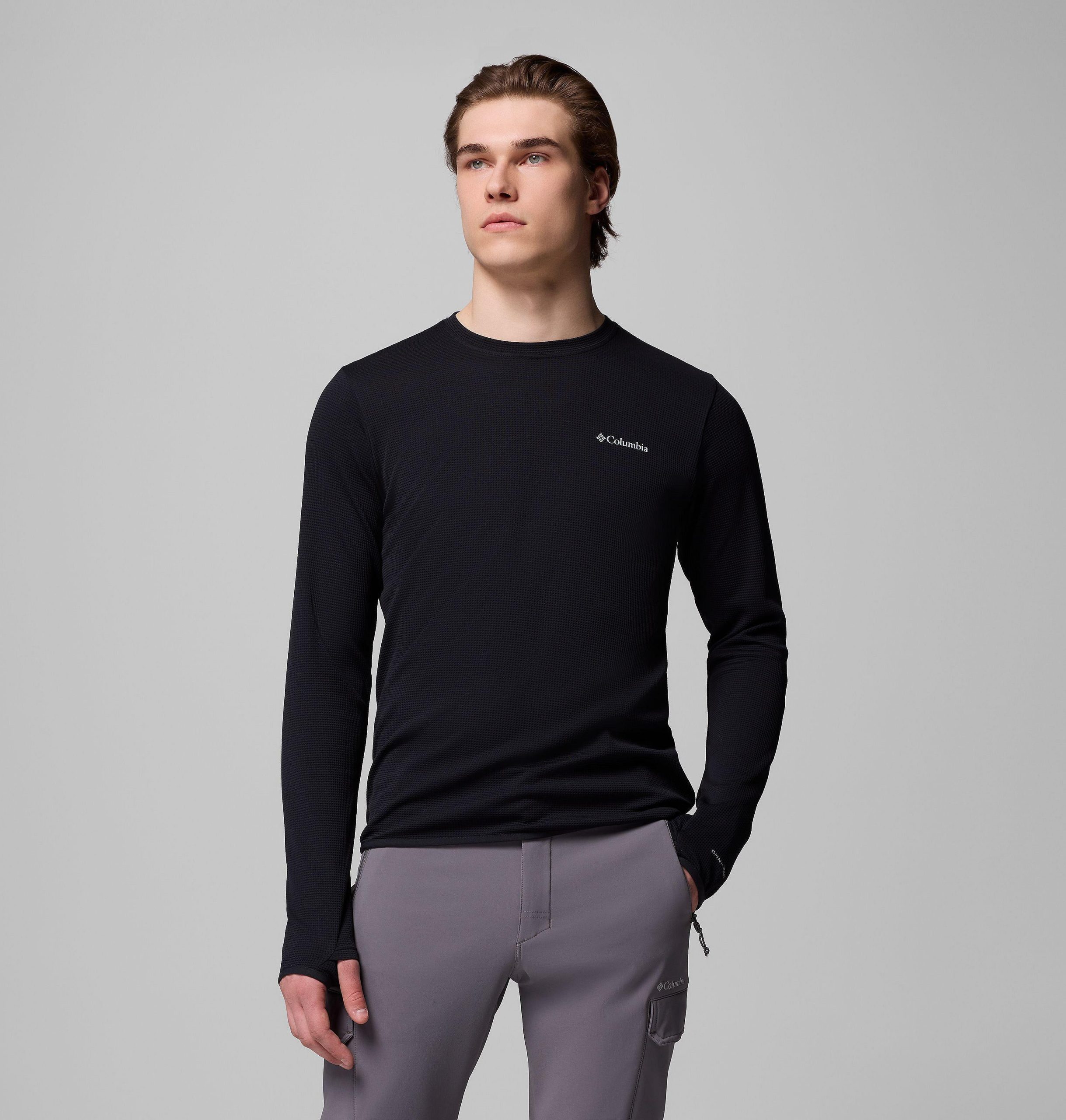herre tech trail utility varm langermet skjorte
