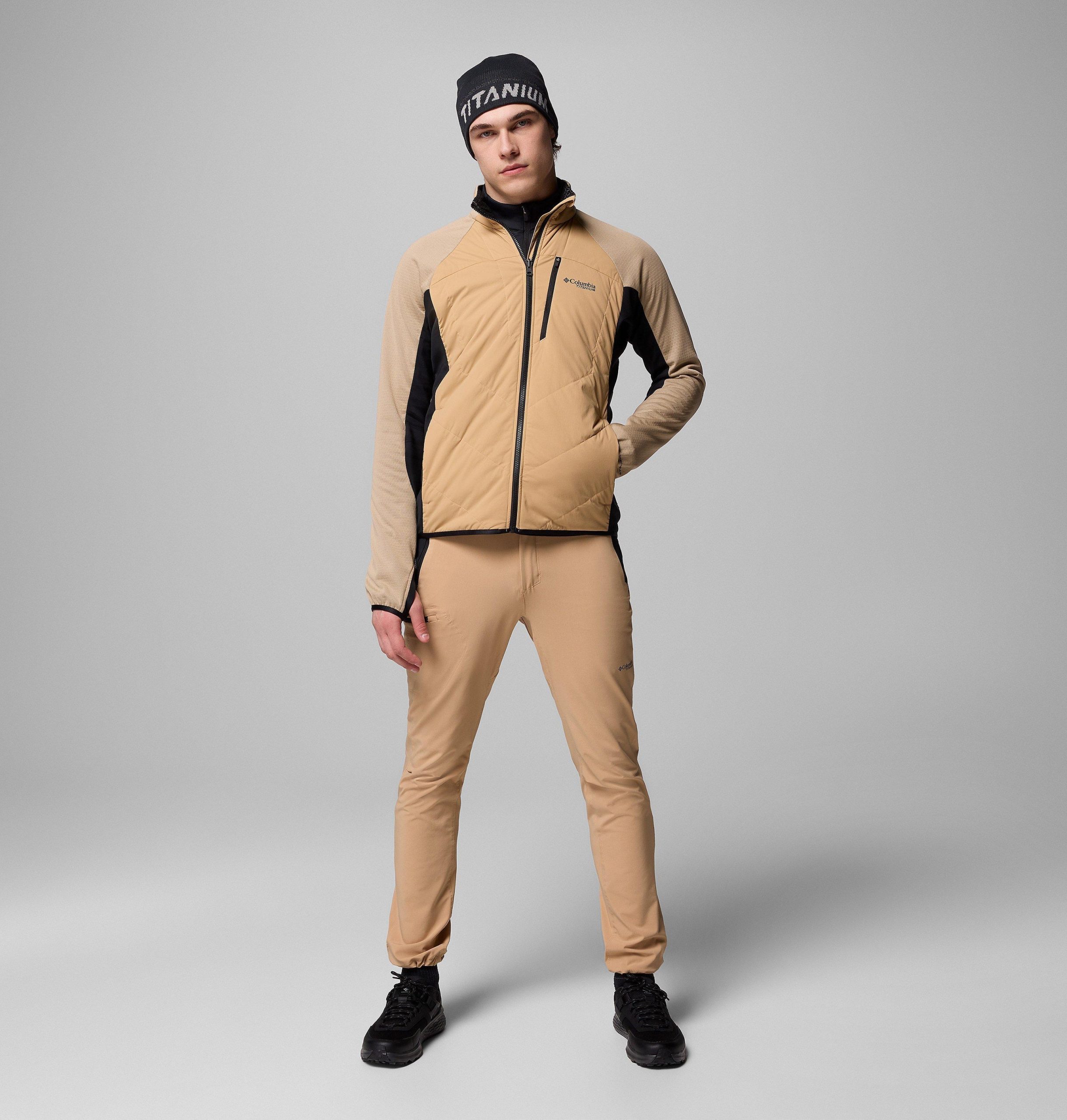 herre arctic crest hybrid full zip jakke – tall