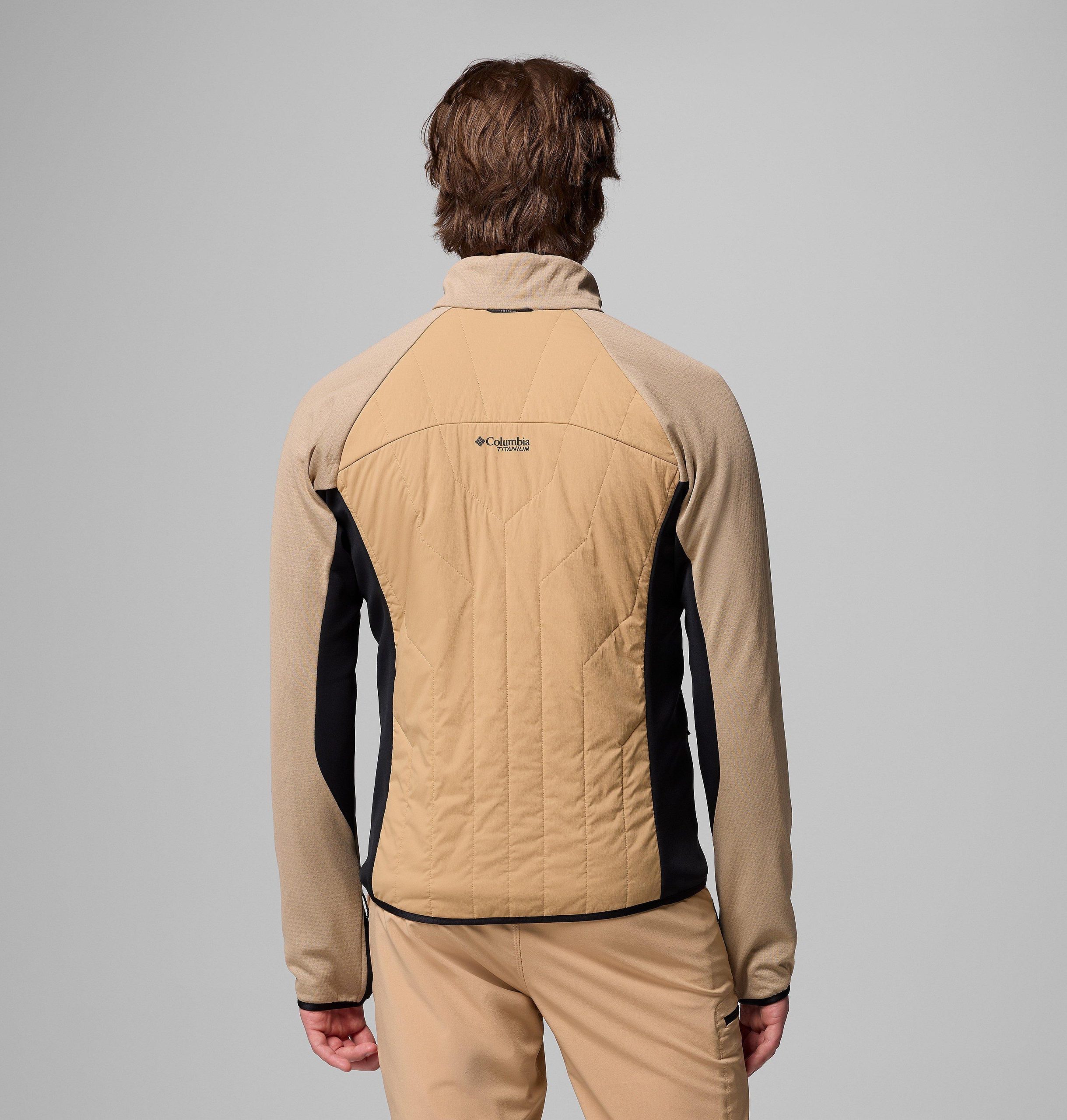 herre arctic crest hybrid full zip jakke – tall