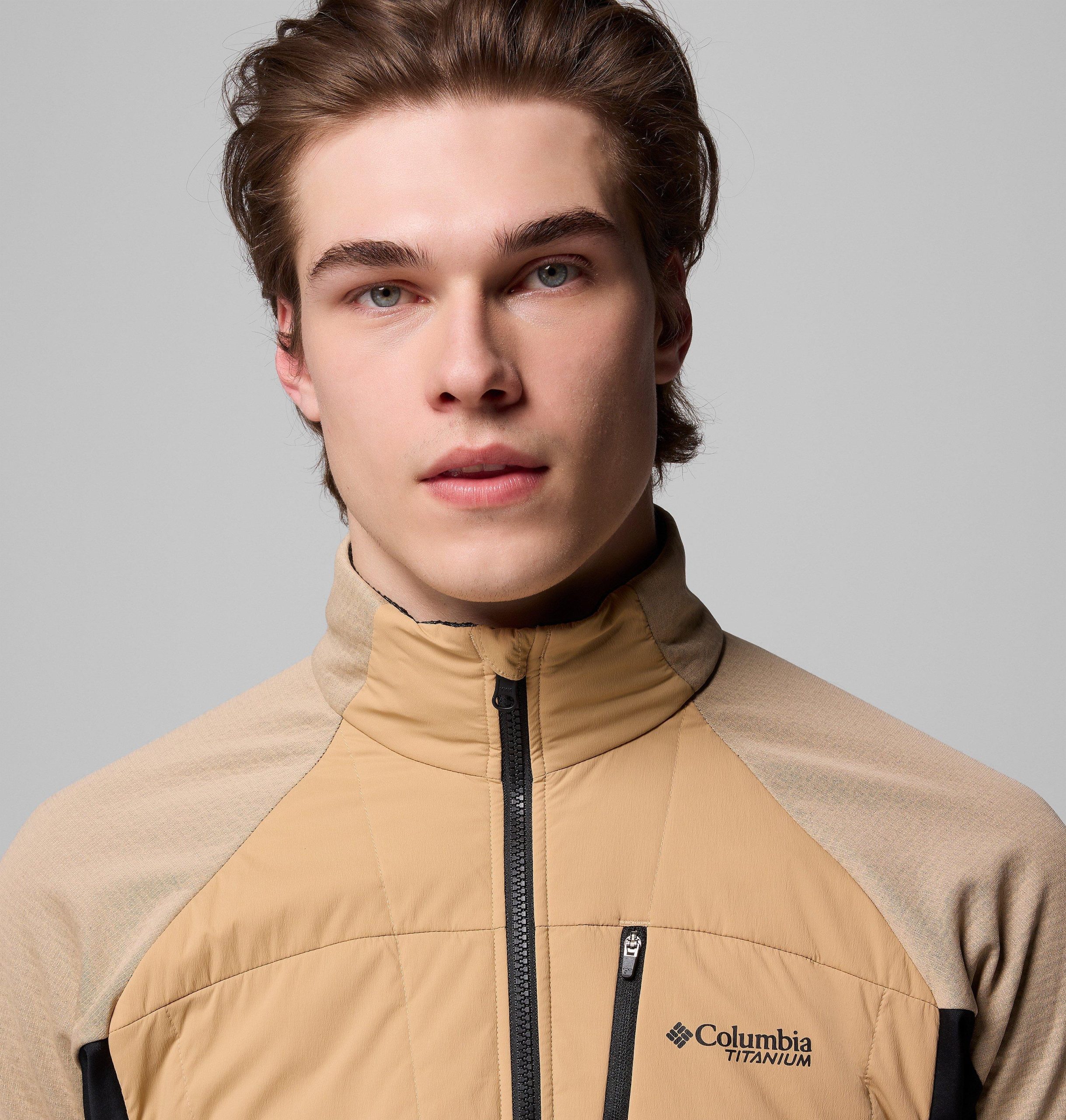 herre arctic crest hybrid full zip jakke – tall
