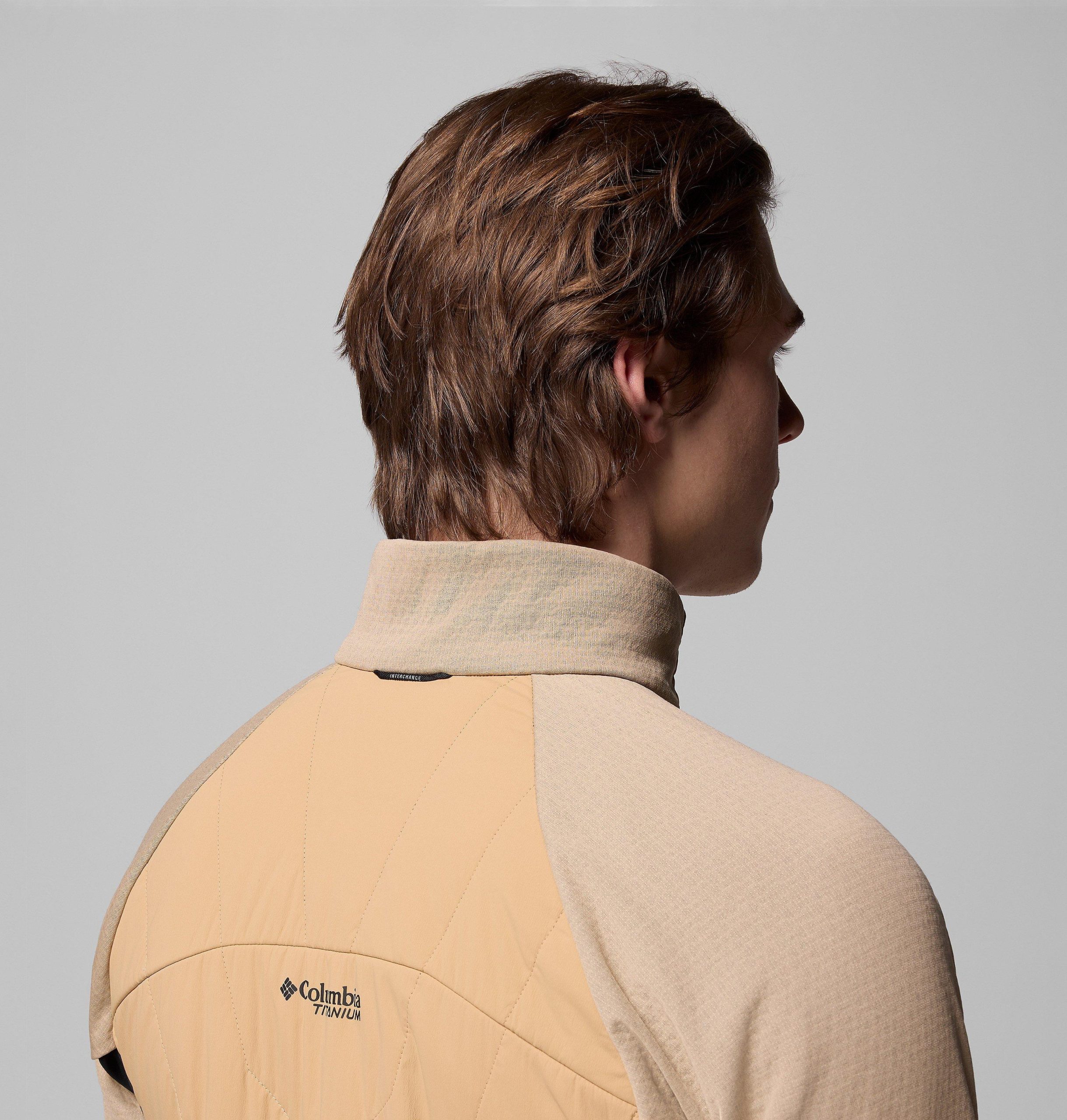 herre arctic crest hybrid full zip jakke – tall