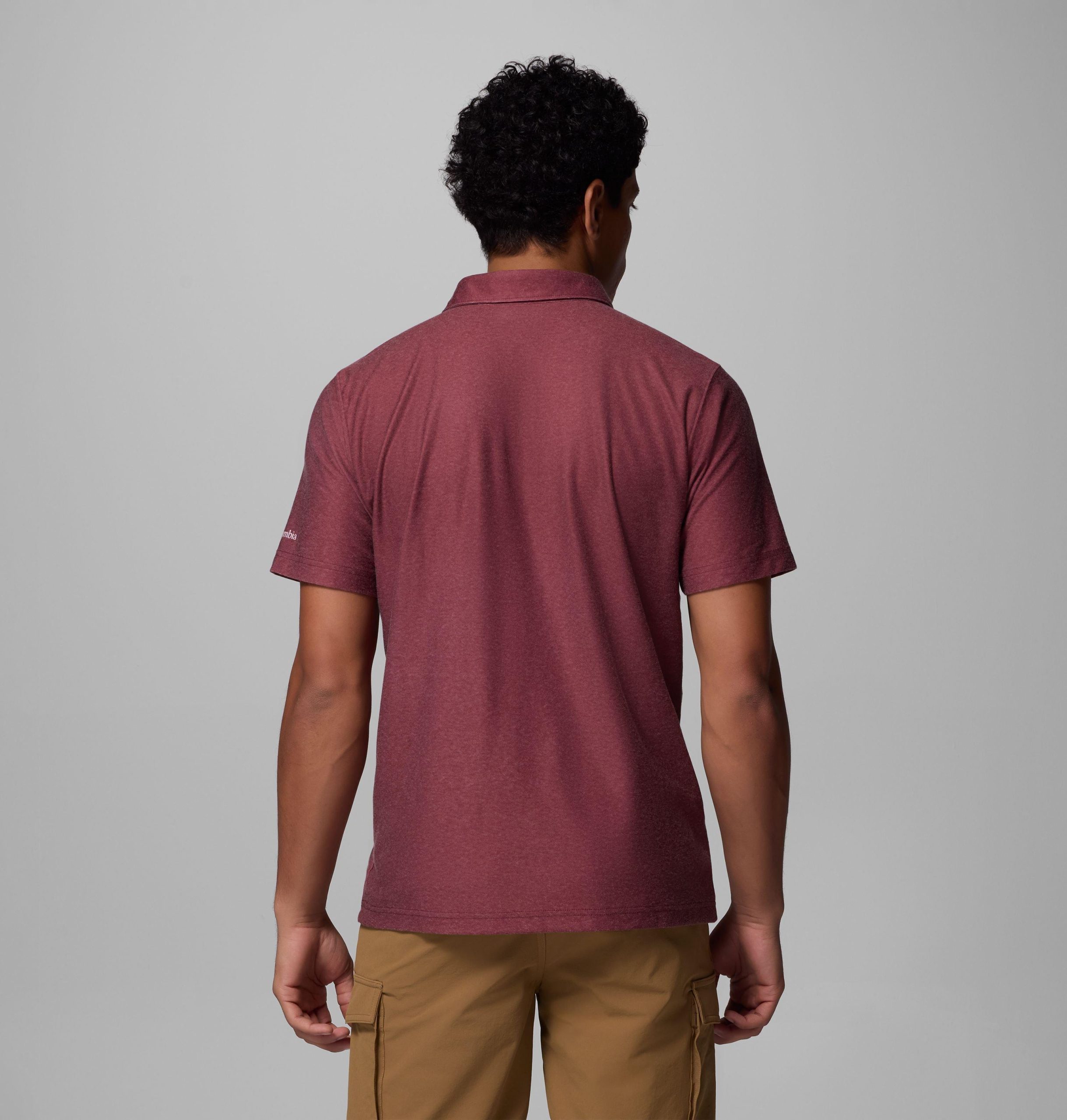 herre collegiate thistletown hills printed polo – virginia tech