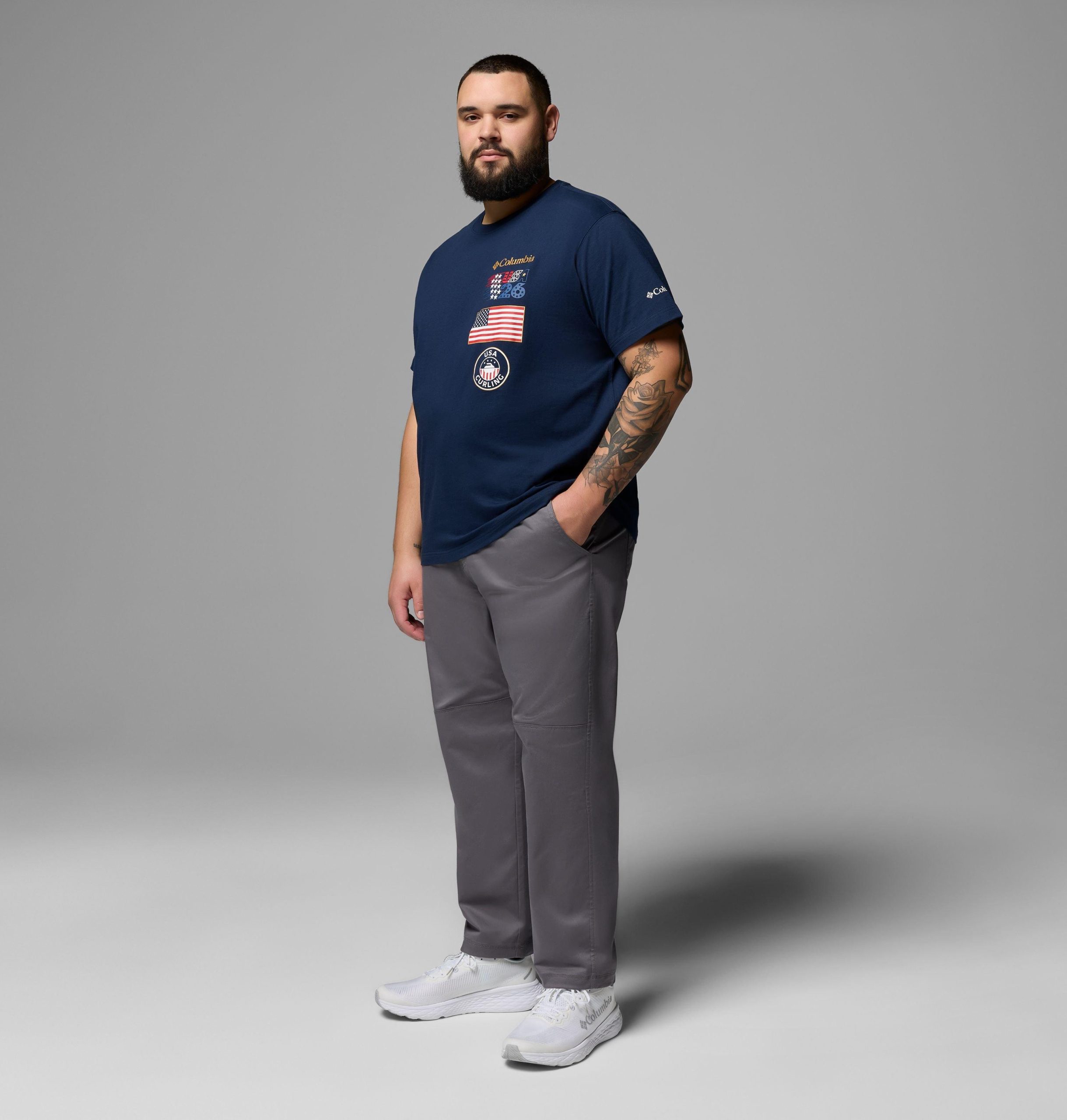 usa 2026 kortermet t-skjorte – stor