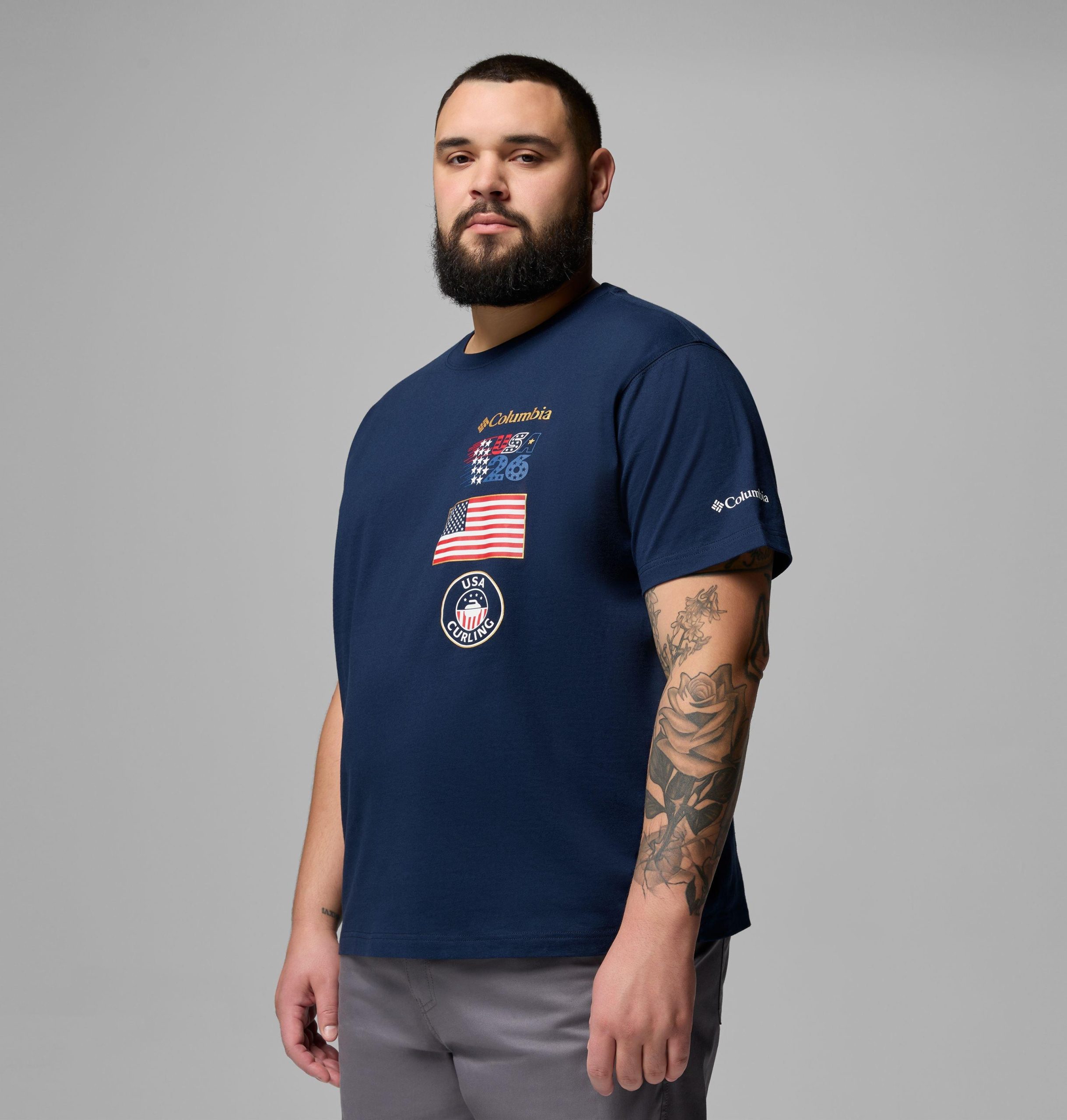 usa 2026 kortermet t-skjorte – stor