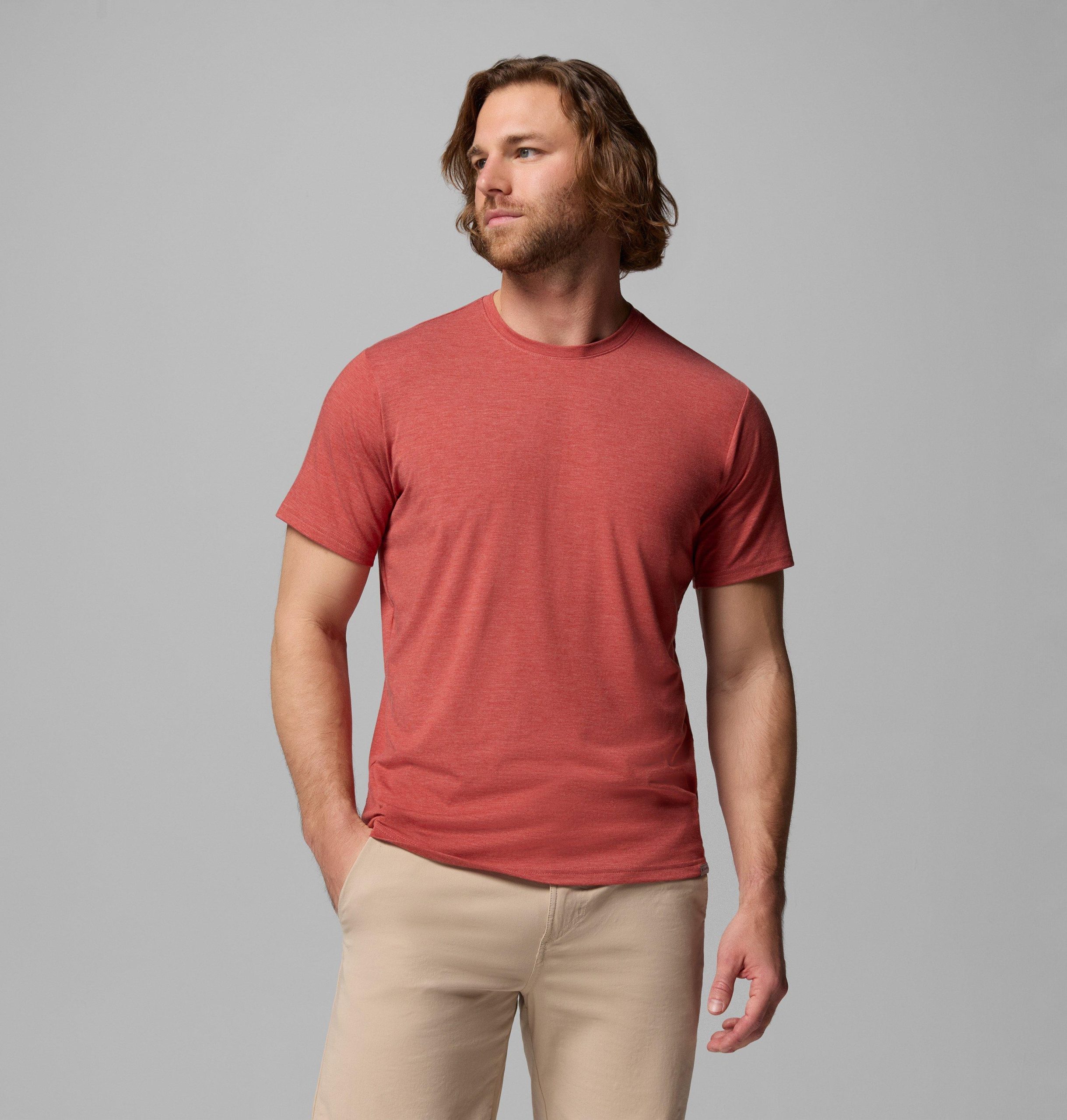 herre csc myk stretch kortermet t-skjorte – tall