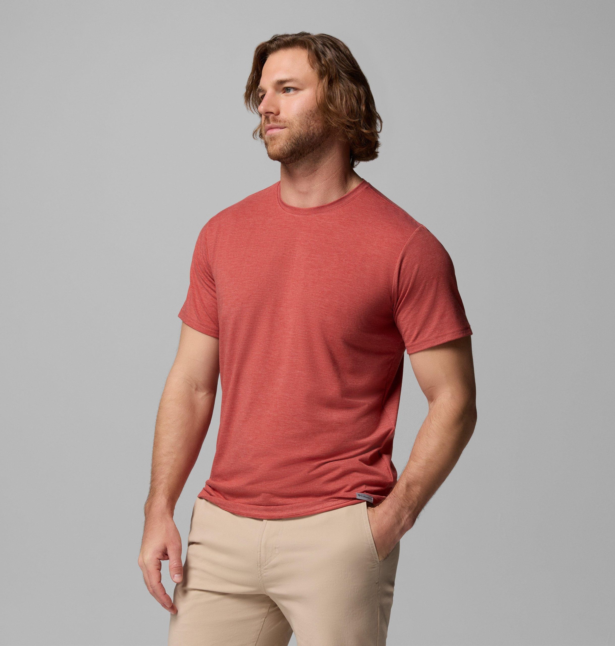 herre csc myk stretch kortermet t-skjorte – tall