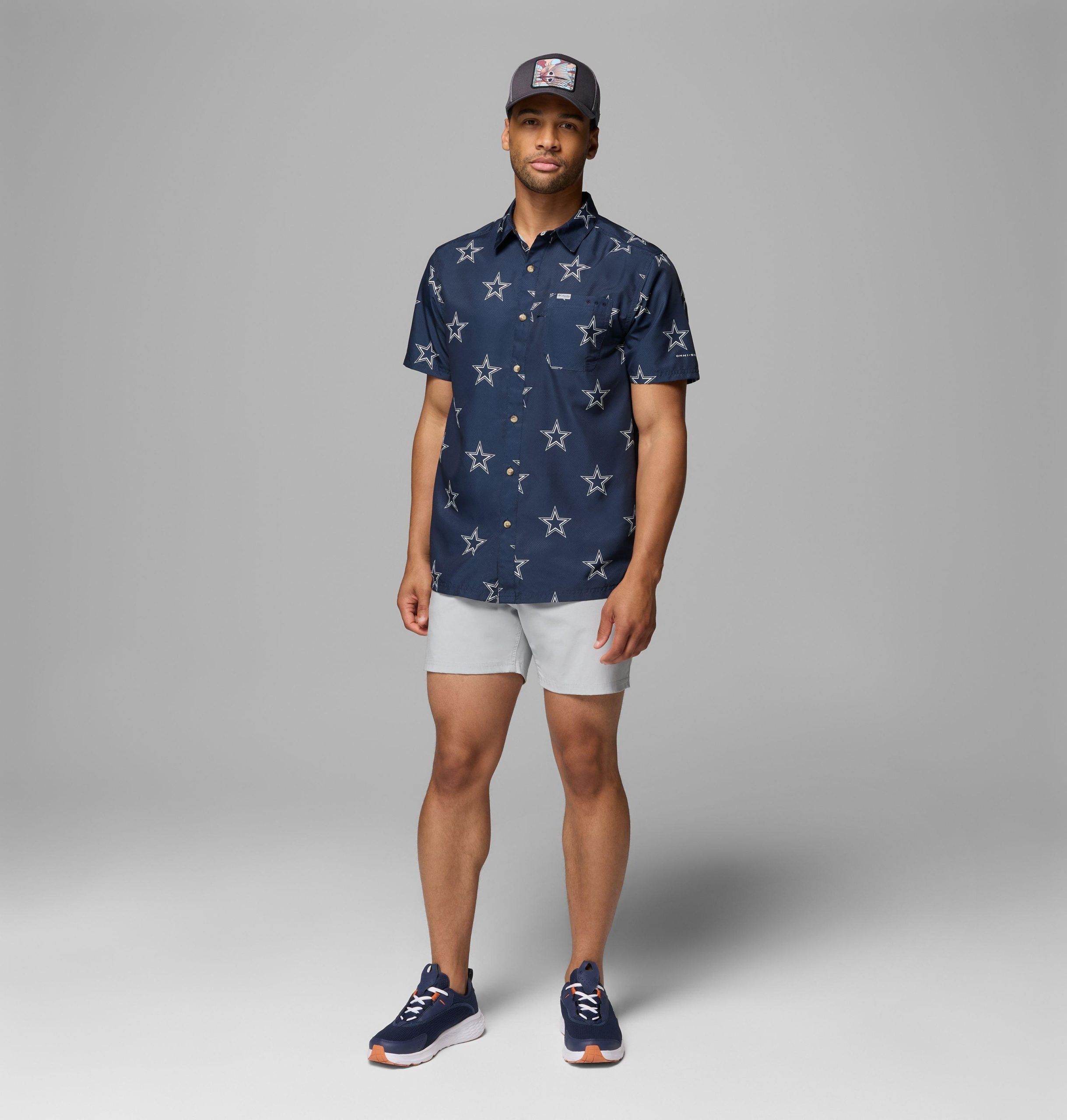 herre dallas cowboys pfg super slack tide-skjorte