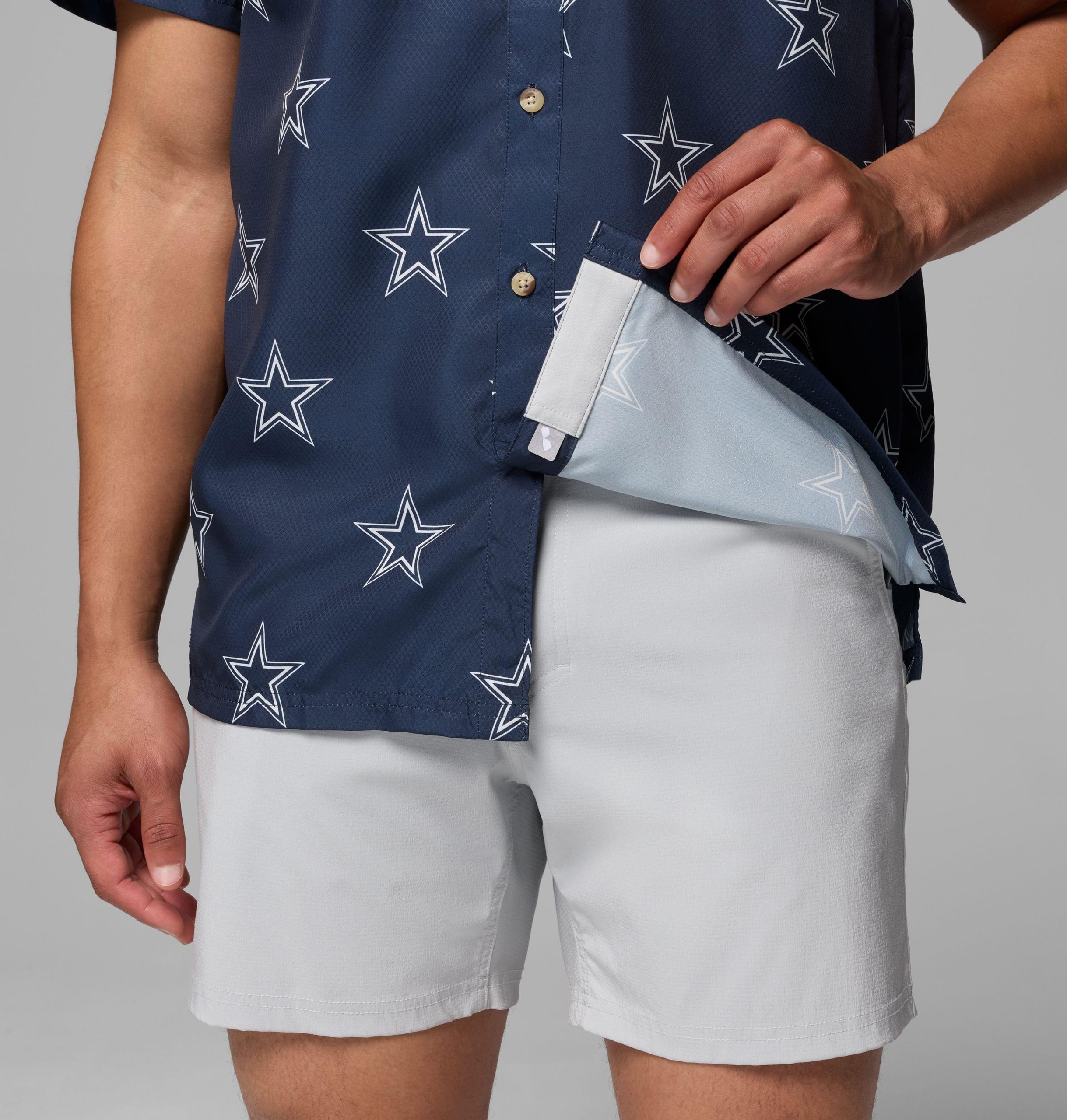herre dallas cowboys pfg super slack tide-skjorte