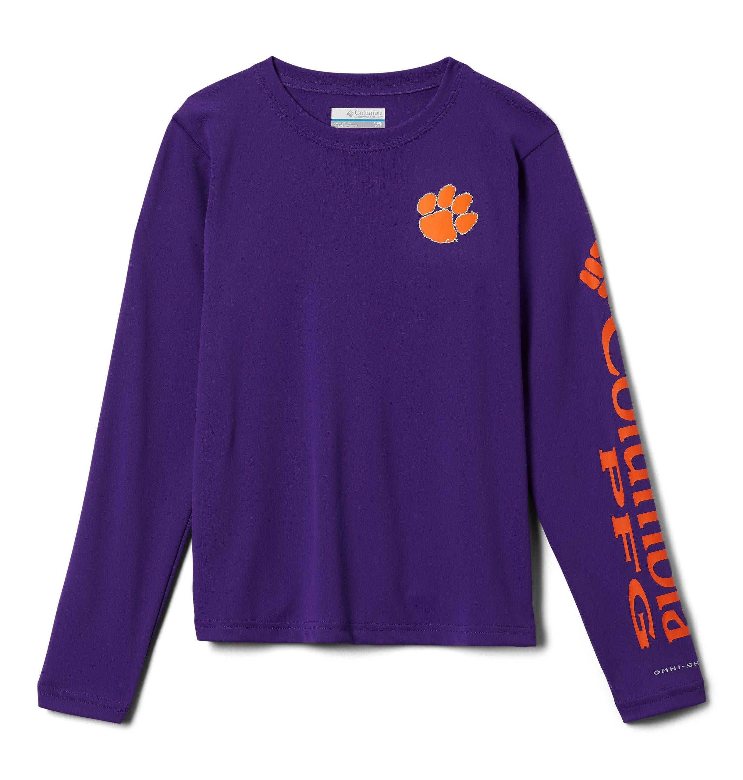 barnas langermede pfg terminal tackle-skjorte til college – clemson