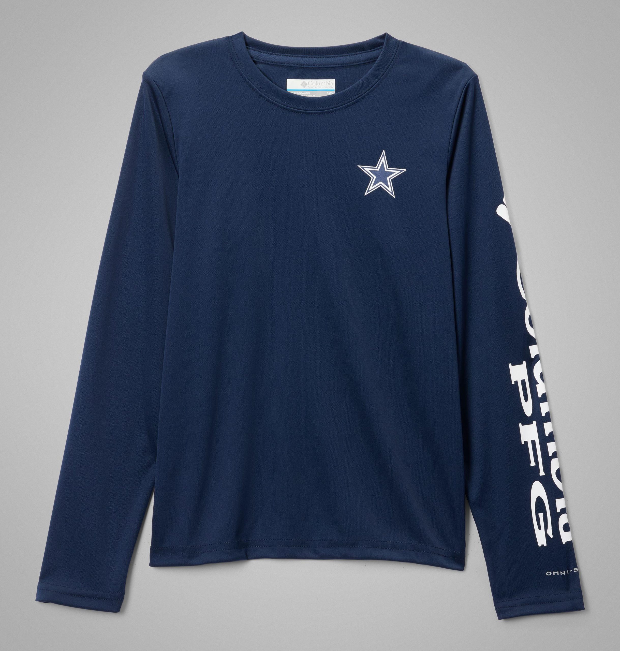 barnas college pfg terminal tackle langermet skjorte – dallas cowboys