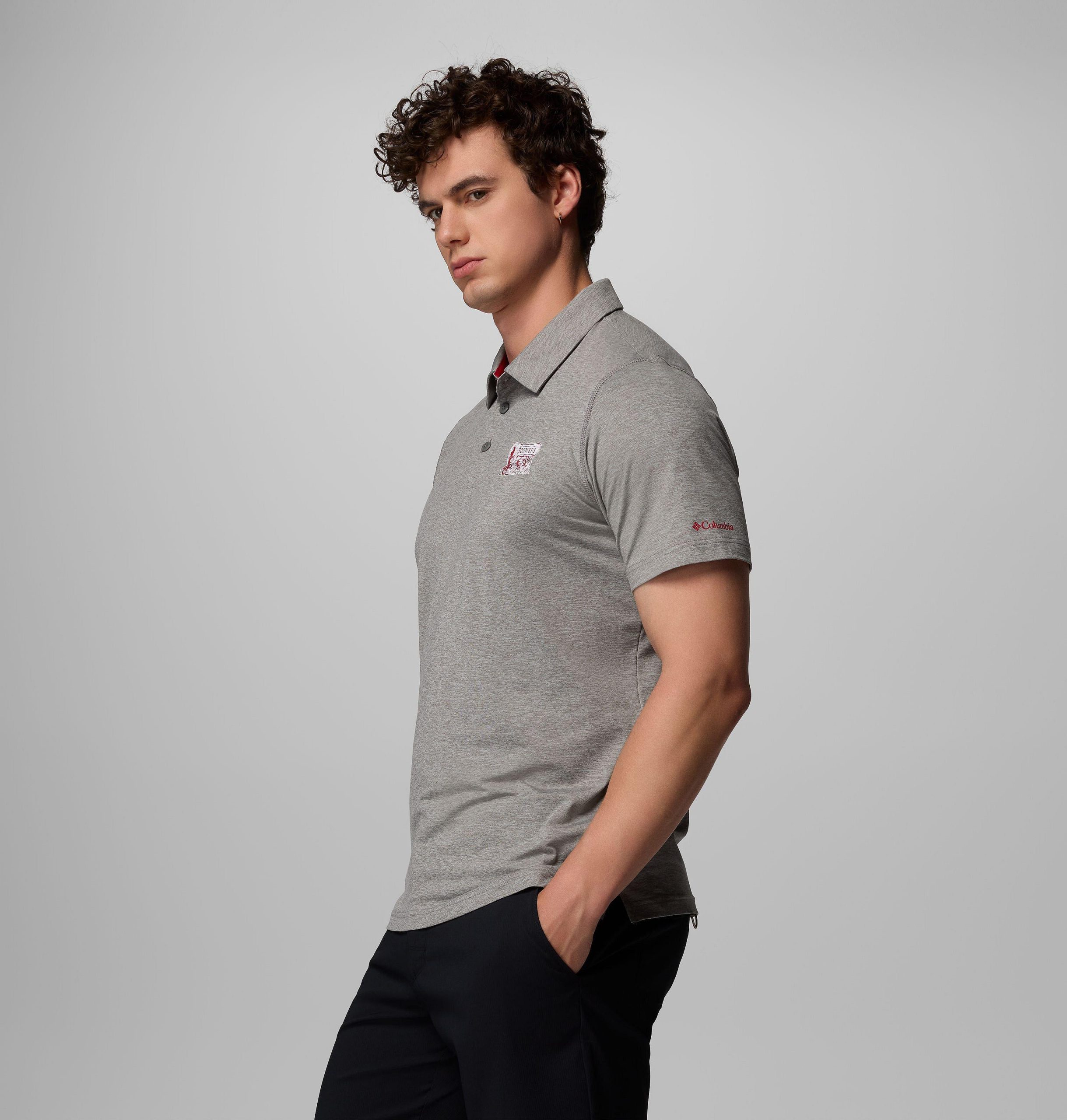 herre collegiate tech trail polo – oklahoma