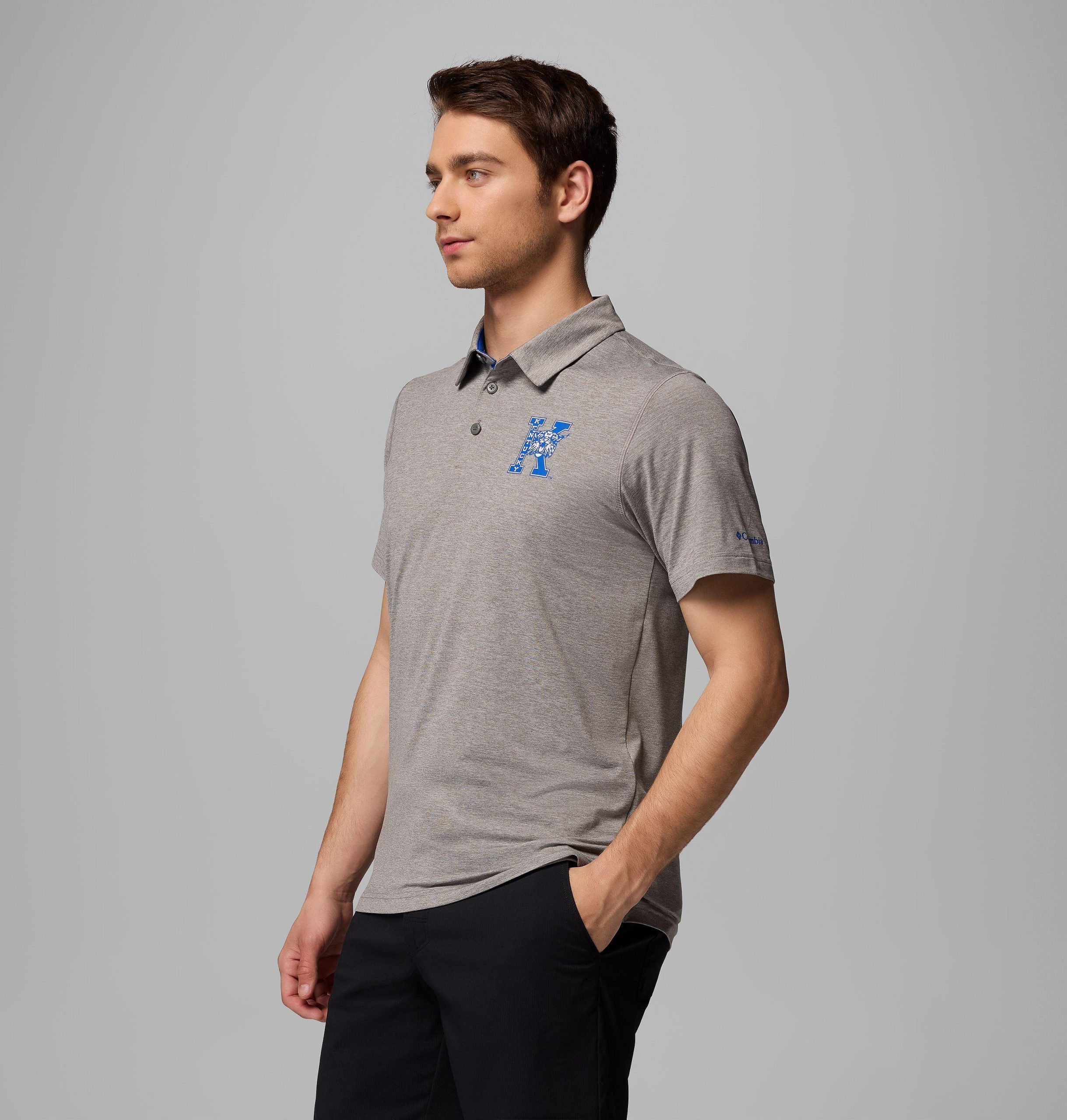 herre collegiate tech trail polo – kentucky