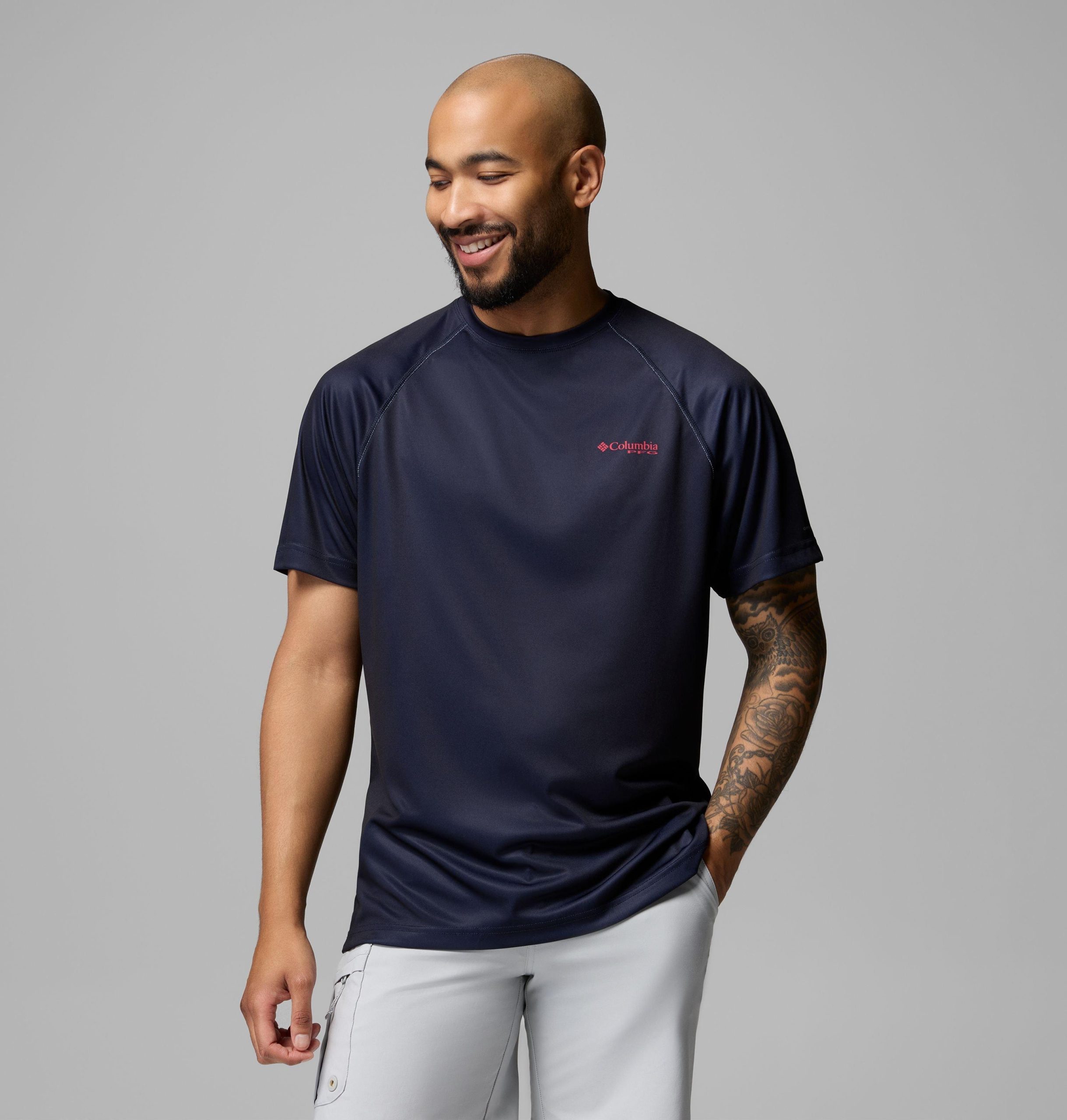 herre pfg deep waves graphic kortermet skjorte