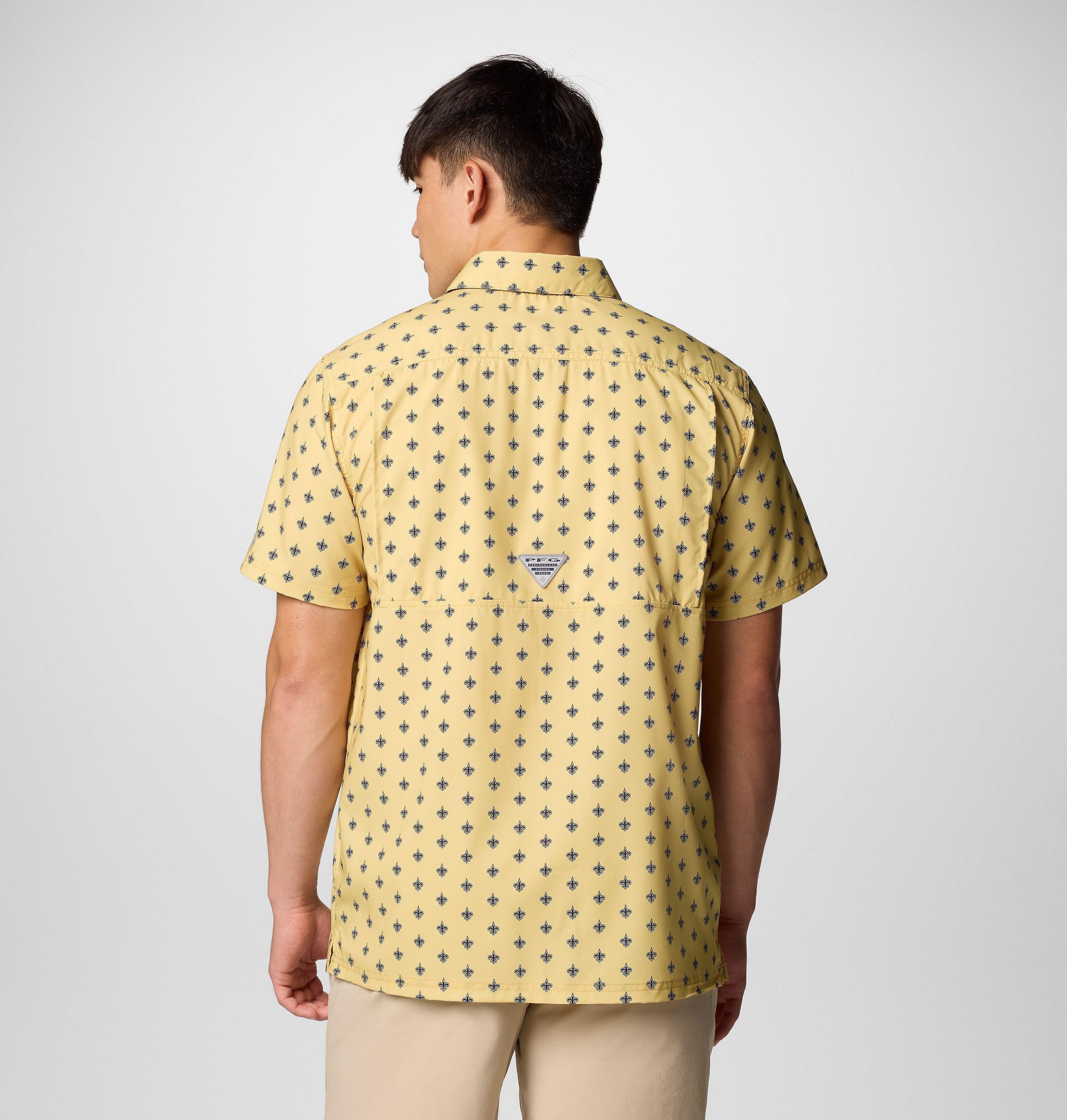 herre pfg super slack tide kortermet skjorte - new orleans saints