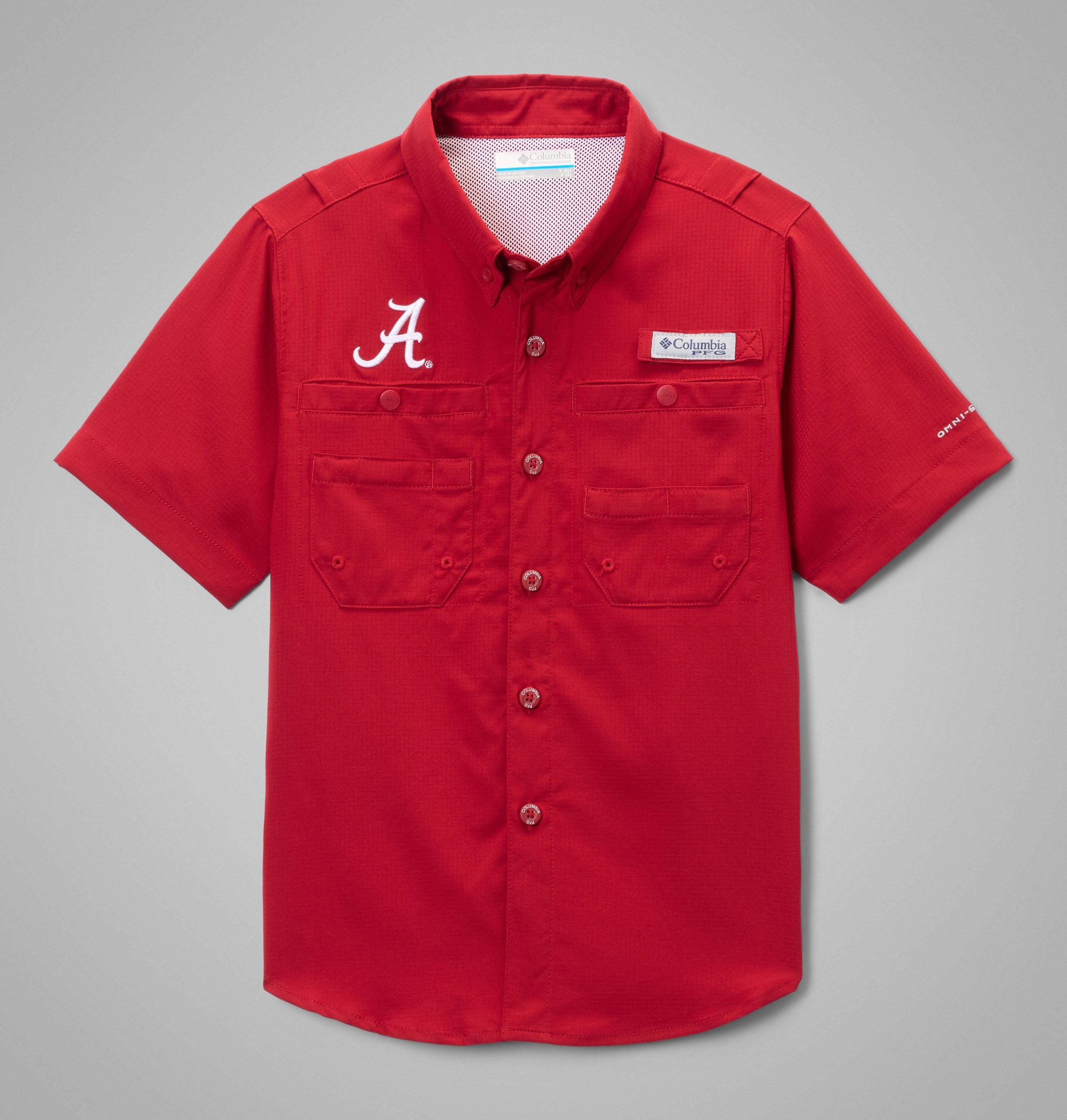 barne college-pfg tamiami kortermet skjorte – alabama