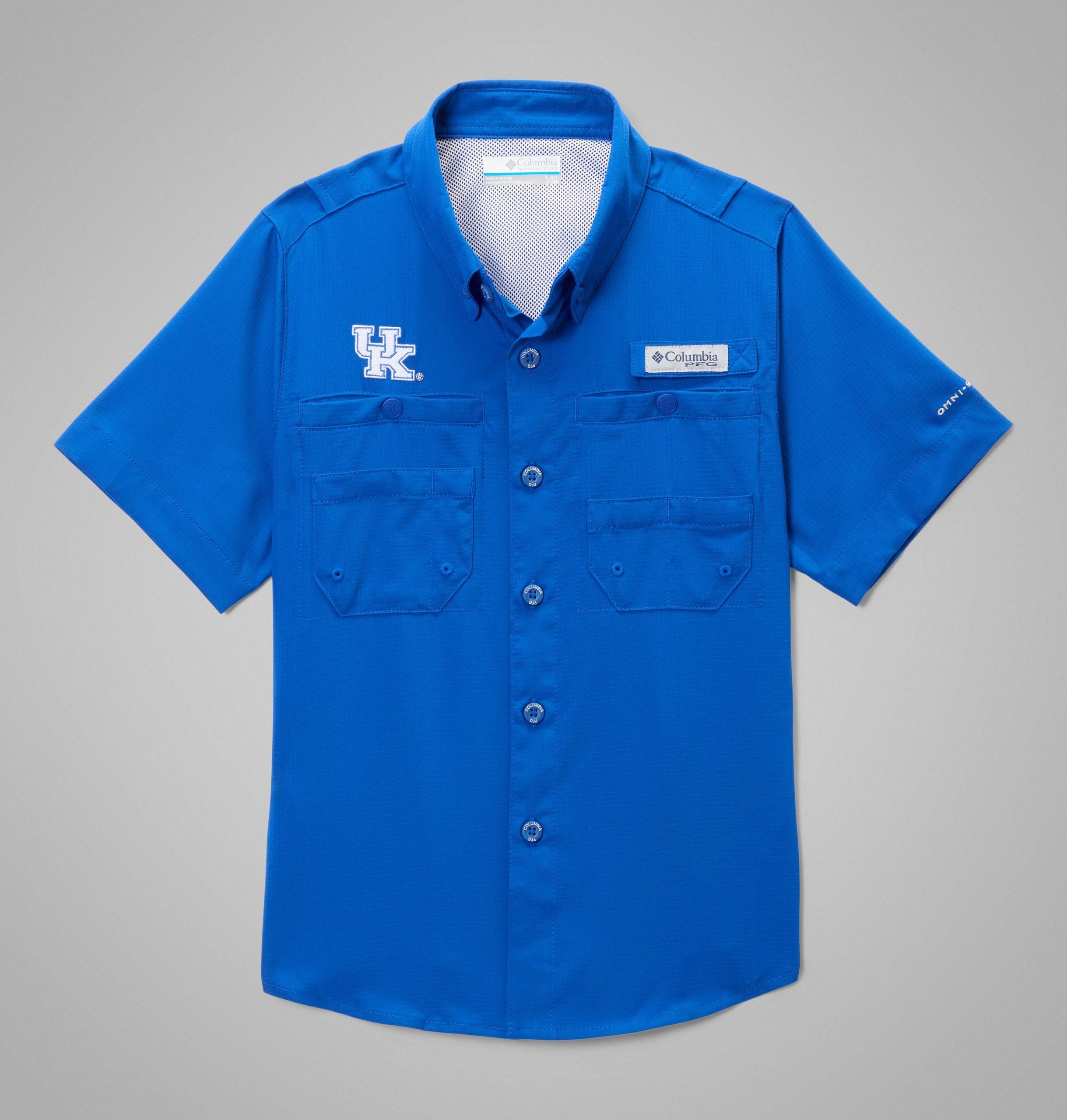 barne college-pfg tamiami kortermet skjorte – kentucky