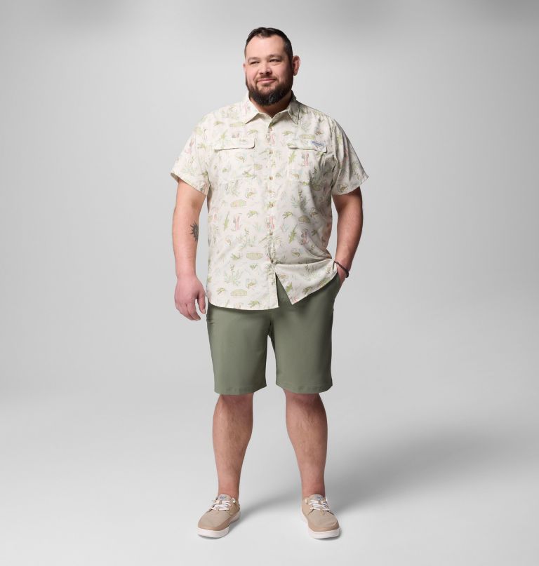 herre pfg uncharted printed kortermet skjorte – stor