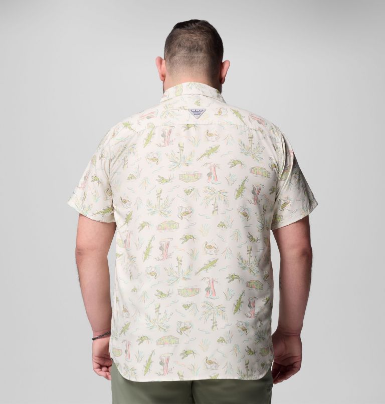 herre pfg uncharted printed kortermet skjorte – stor
