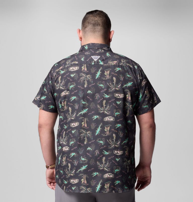 herre pfg uncharted printed kortermet skjorte – stor