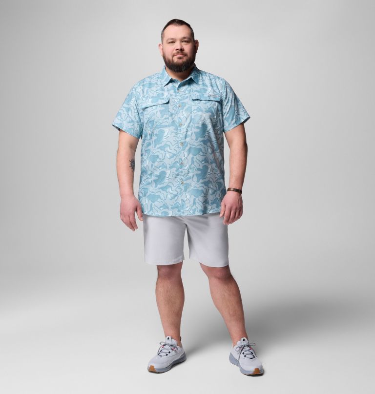 herre pfg uncharted printed kortermet skjorte – stor