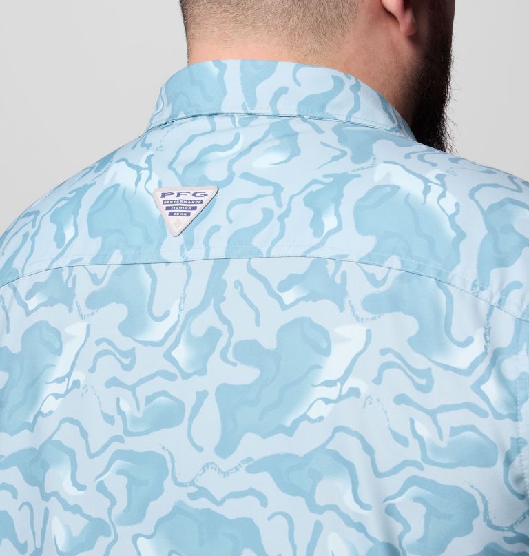 herre pfg uncharted printed kortermet skjorte – stor