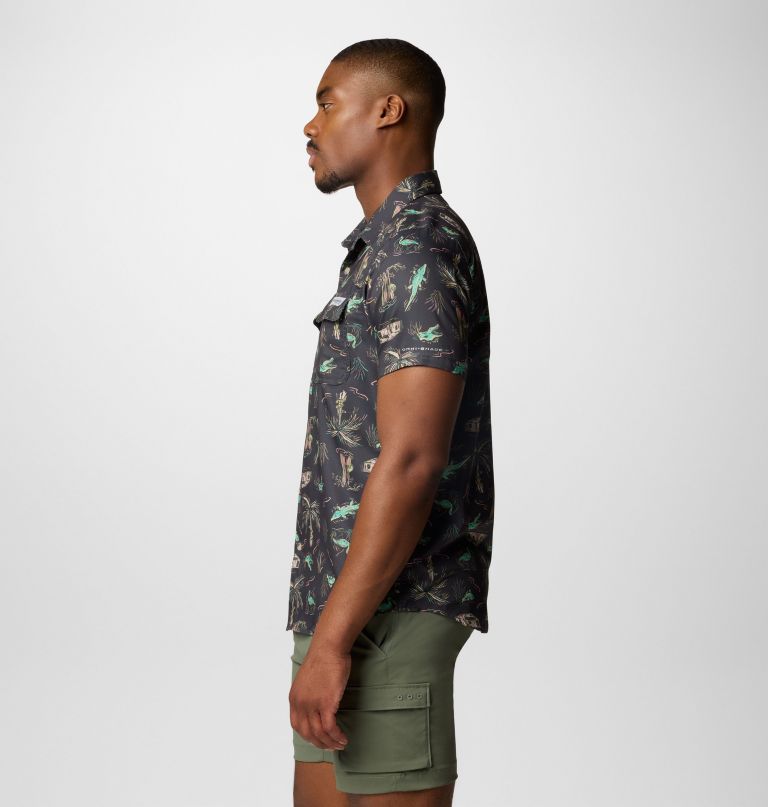 herre pfg uncharted printed kortermet skjorte – tall