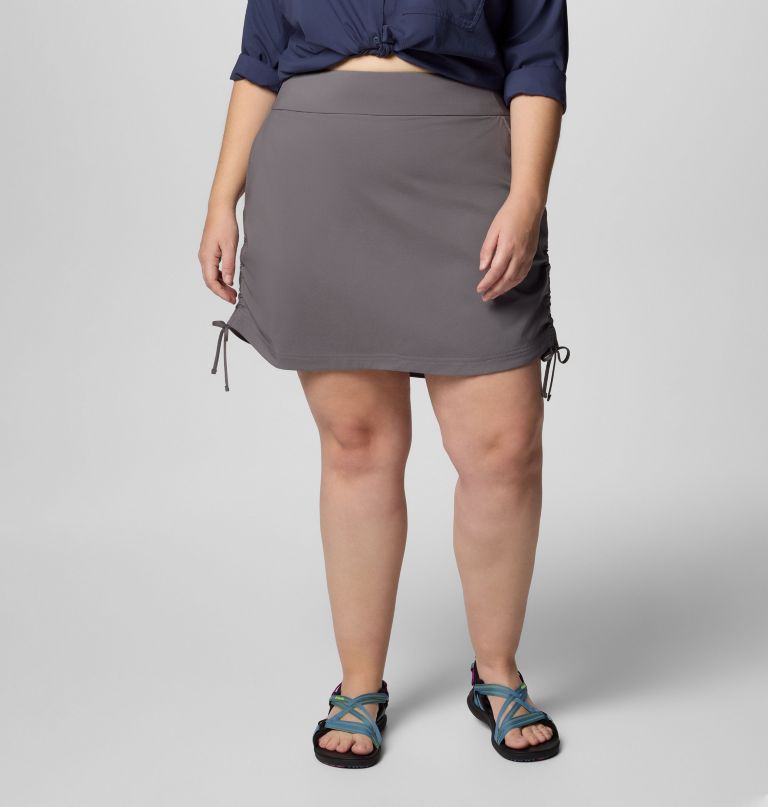 dame all seasons ruched skort – plus size
