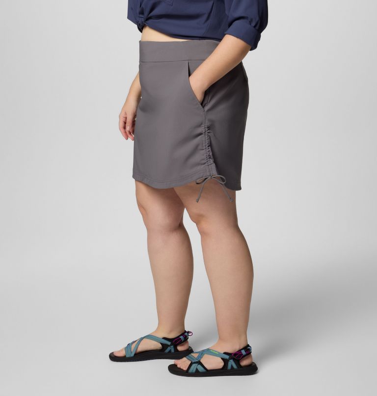 dame all seasons ruched skort – plus size