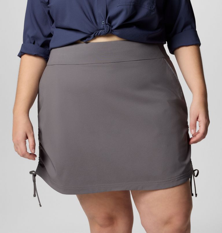 dame all seasons ruched skort – plus size