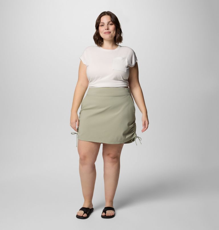 dame all seasons ruched skort – plus size