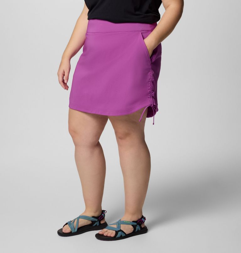 dame all seasons ruched skort – plus size
