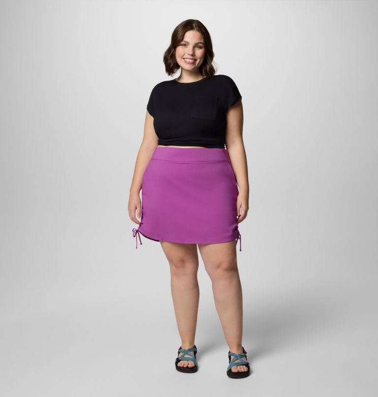 dame all seasons ruched skort – plus size
