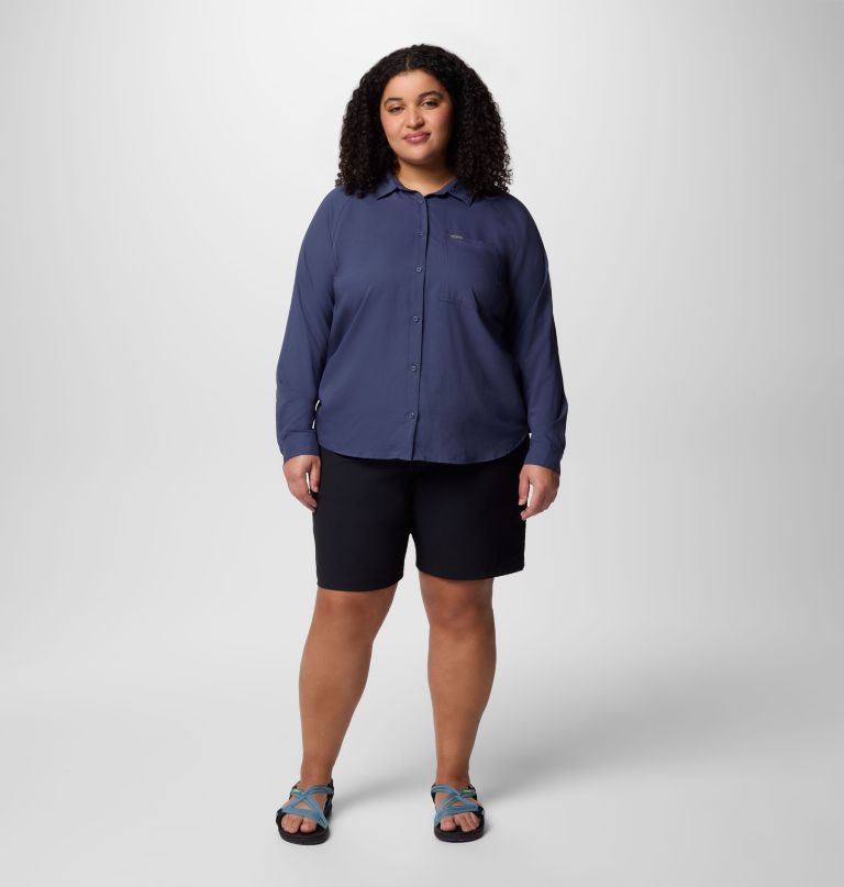 dame leslie falls lange shorts ii – pluss størrelse