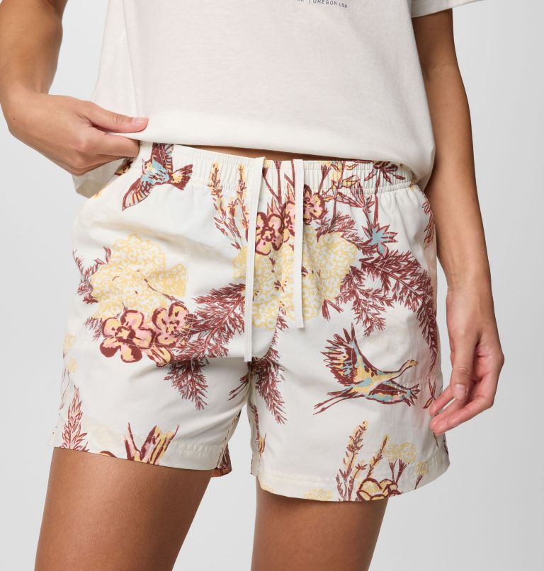 sandy river-shorts med trykk iii til dame