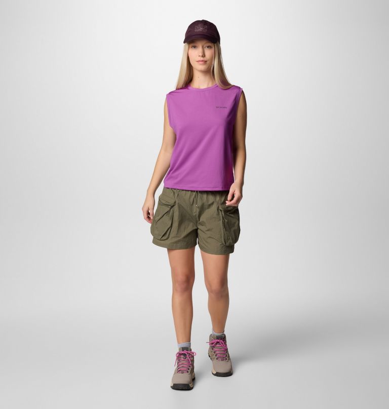 elevated view cargo shorts for kvinner