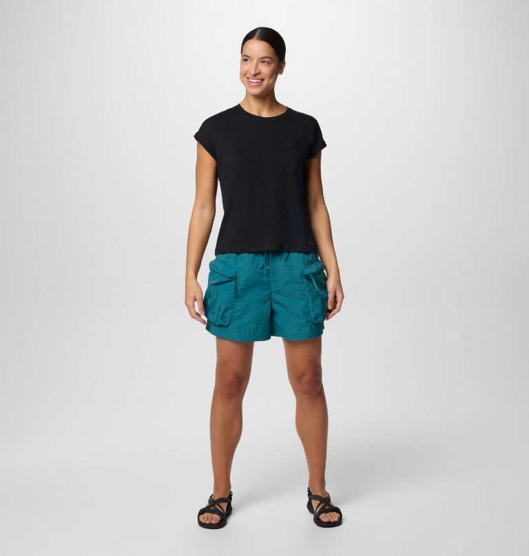 elevated view cargo shorts for kvinner