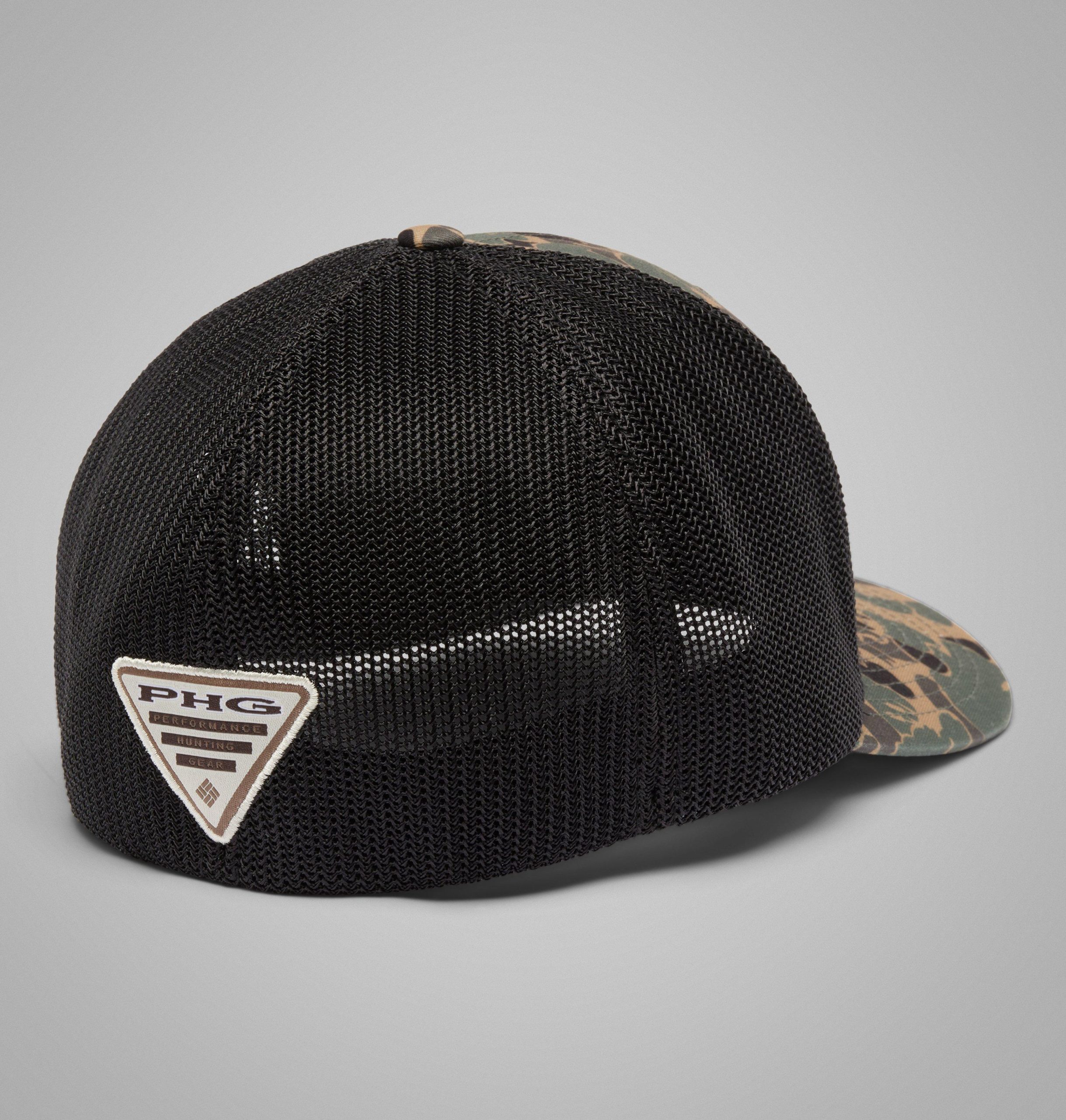collegiate phg camo mesh ball cap