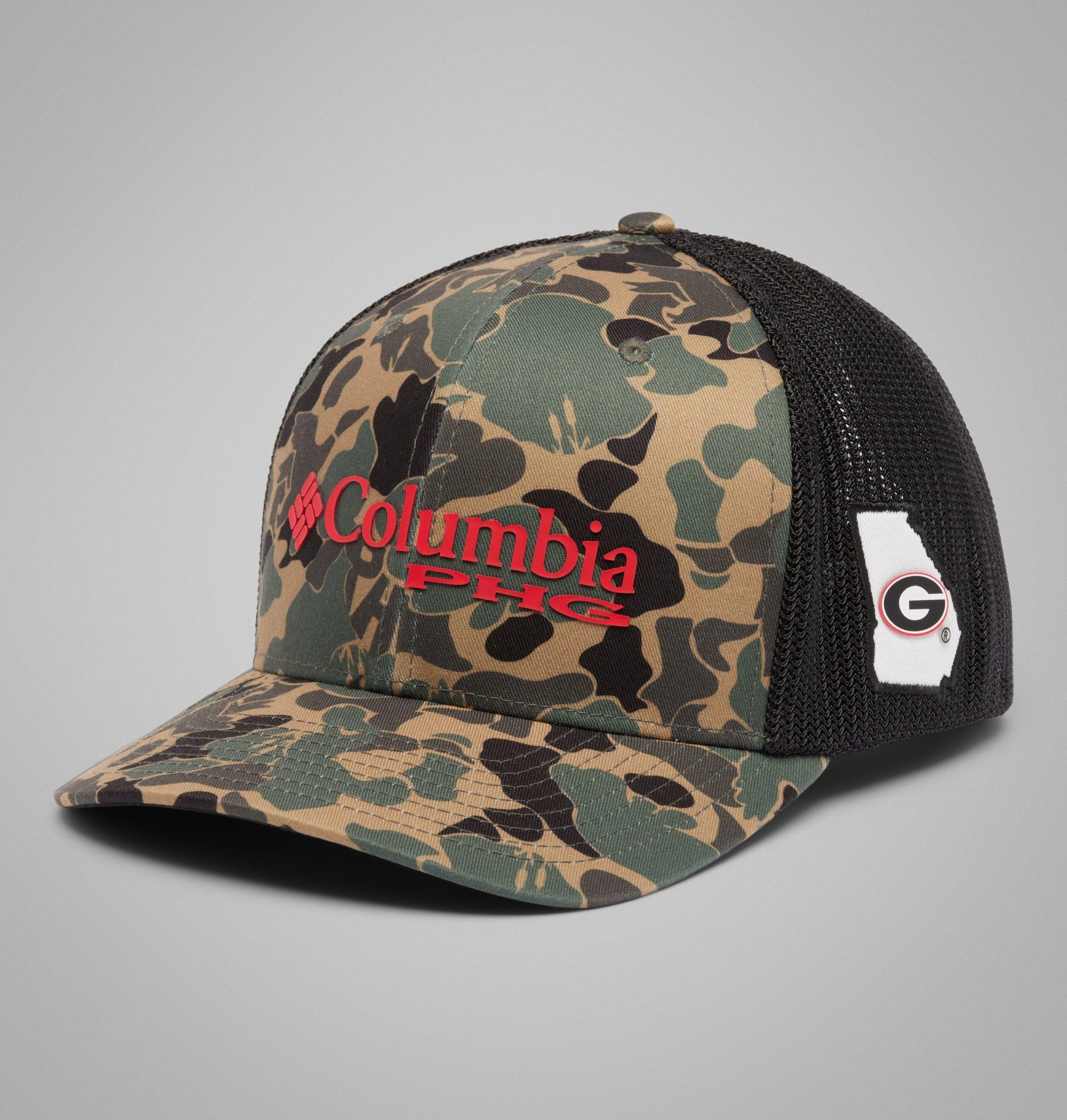 collegiate phg camo mesh ball cap