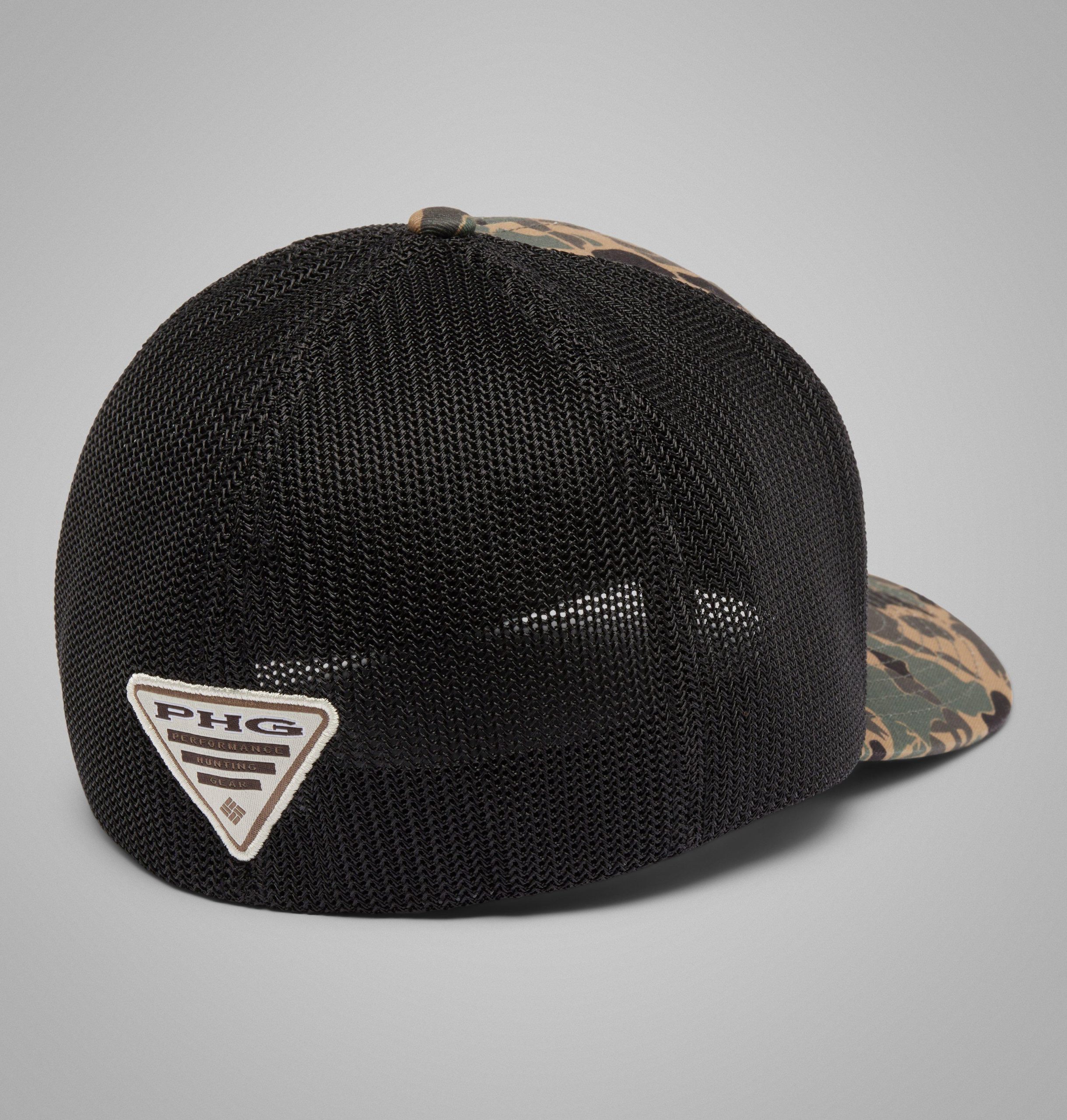 collegiate phg camo mesh ball cap