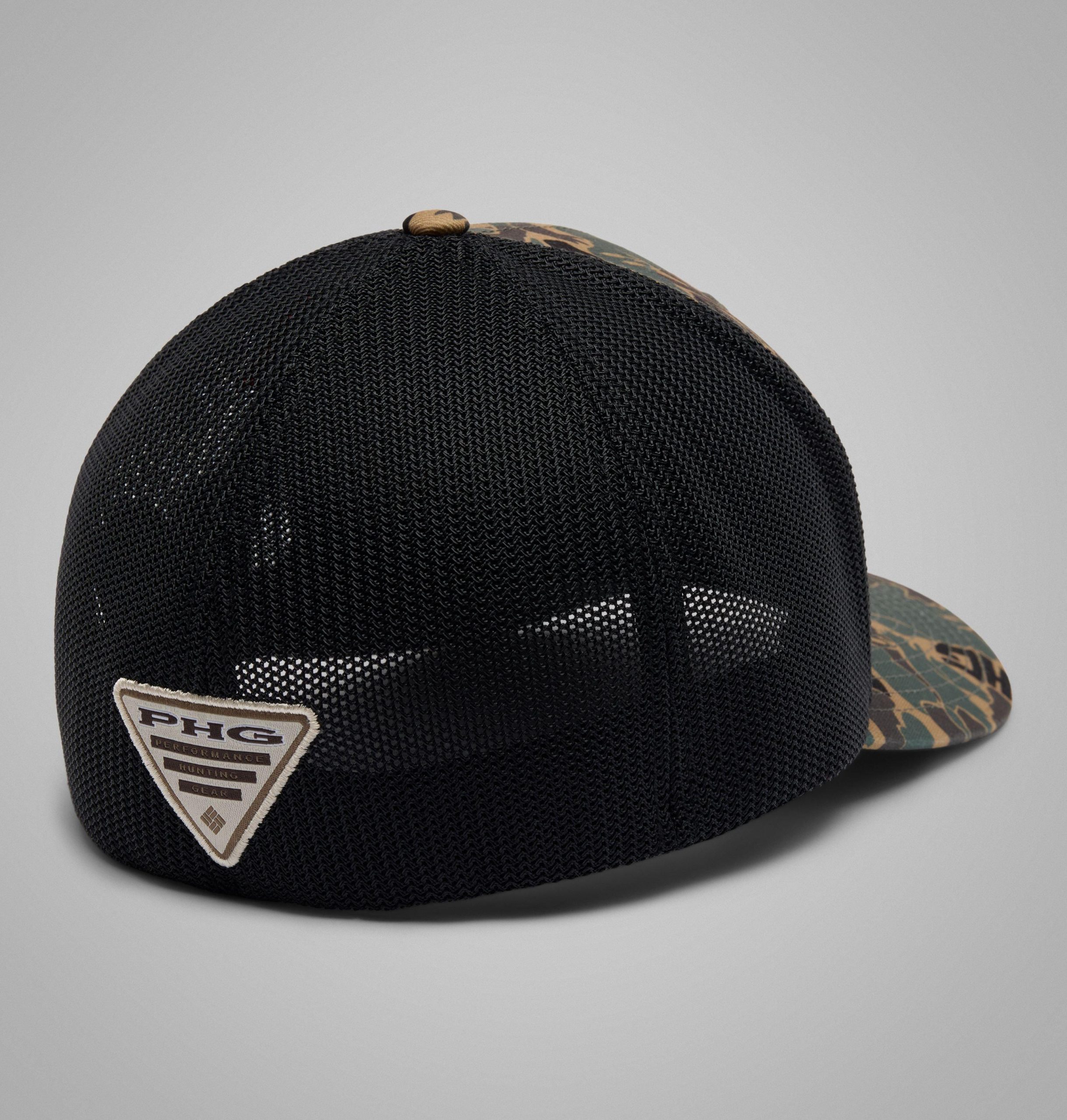 collegiate phg camo mesh ball cap – michigan