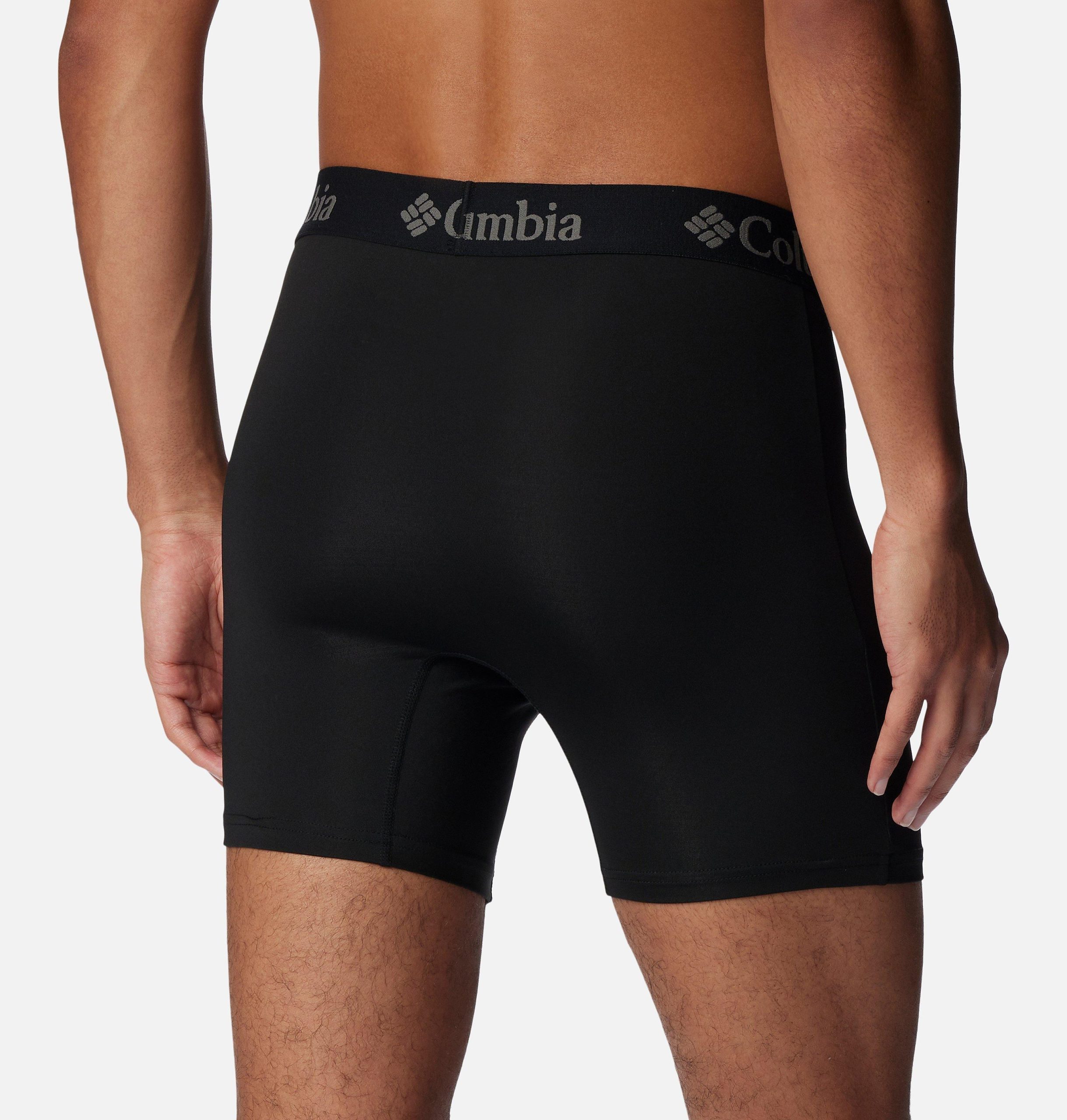 herreboksershorts med trykk og 360-graders stretch – 3-pakning