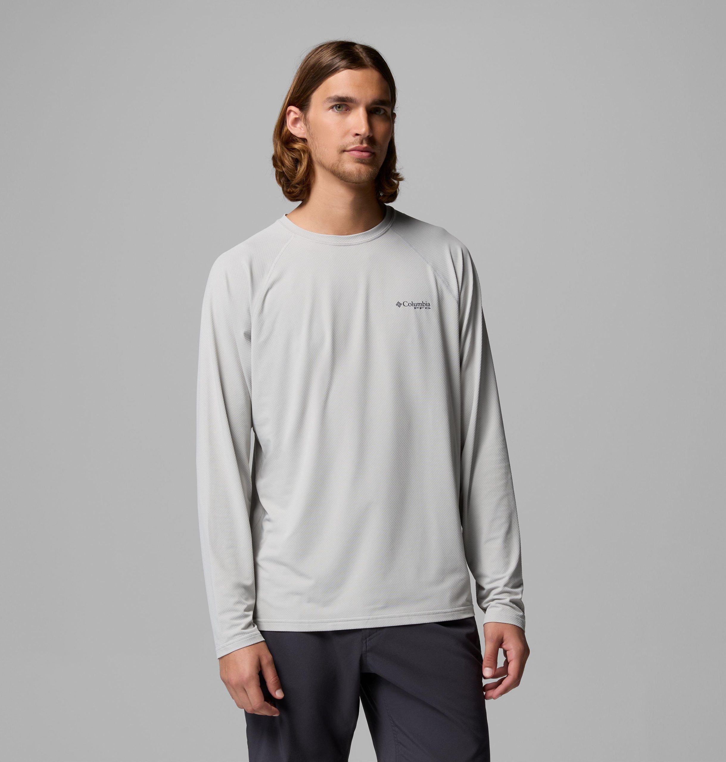 herre pfg solar stream ii langermet skjorte – tall