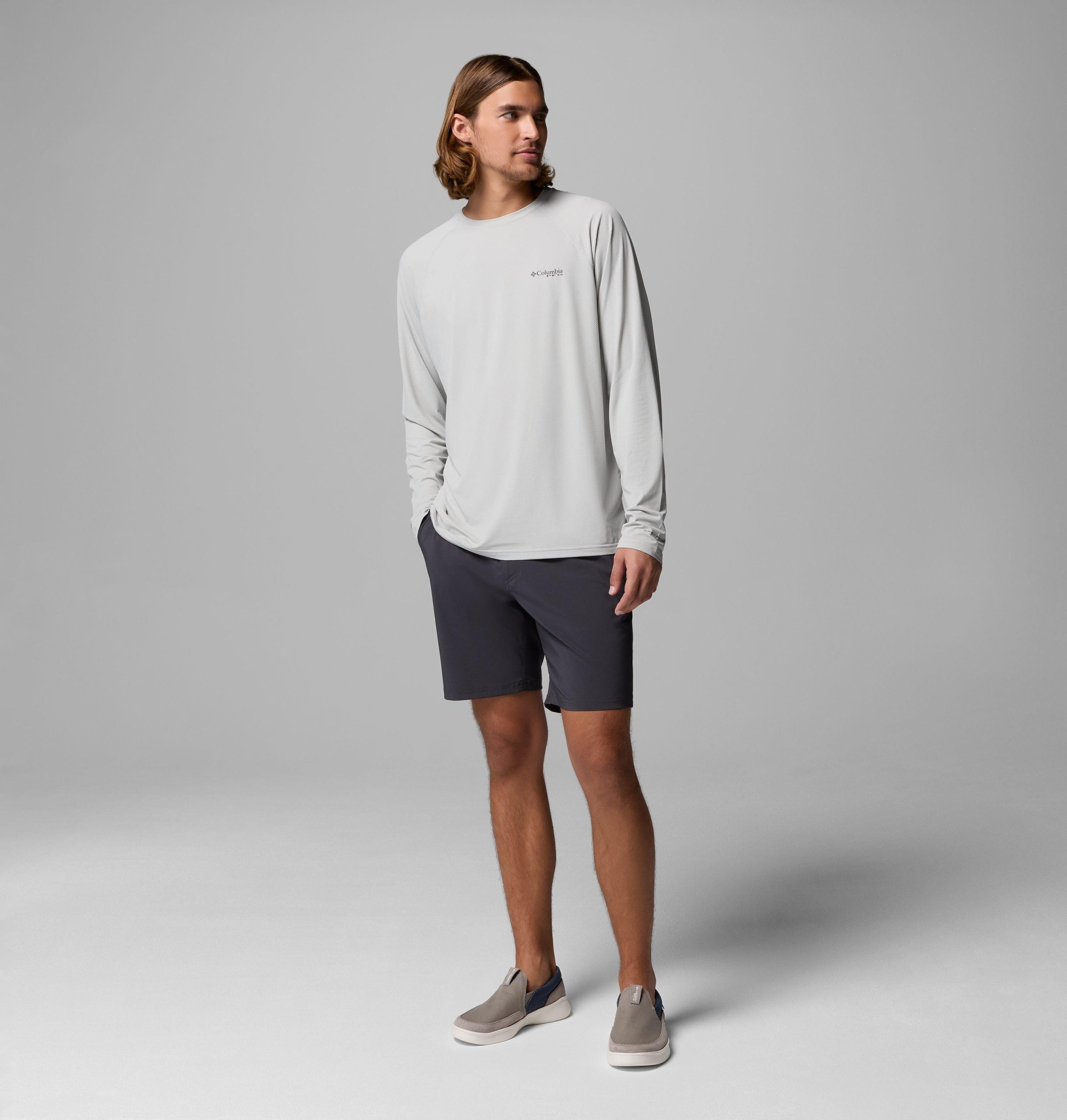 herre pfg solar stream ii langermet skjorte – tall